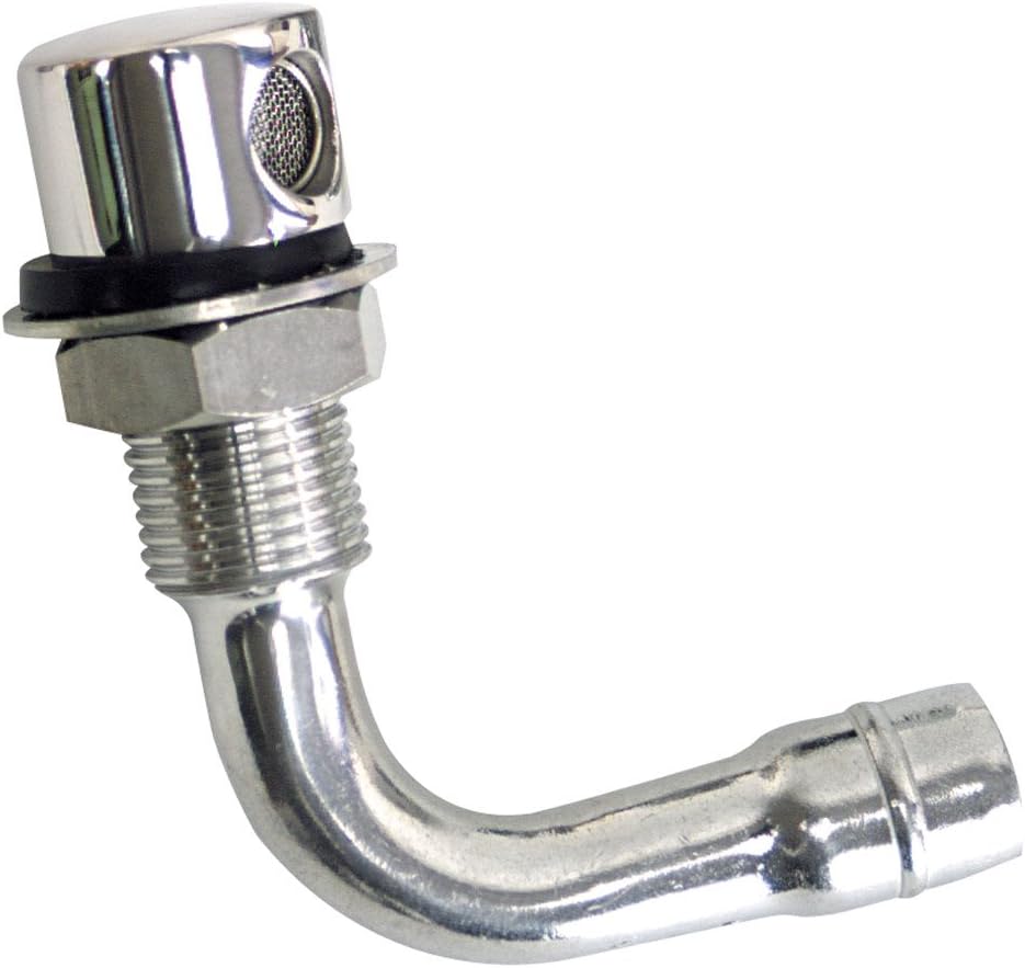 Whitecap 6023C Stainless Steel 90 Degree Fuel Vent