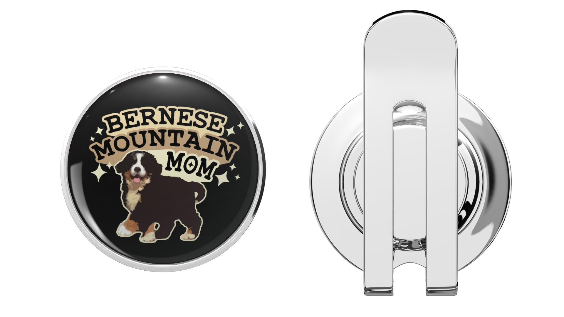 Fusion Graphics Bernese Mountain Dog Puppy Berner Mama Bernese Mountain Owner Berner Dog Mom Golf Hat Clip with Magnetic Ball Marker