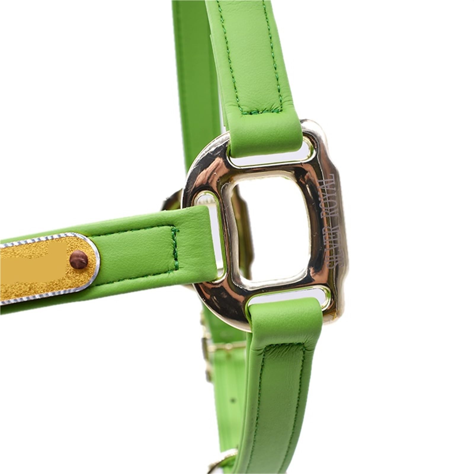 Brida de Caballo Duradera, Cabestro de rienda, arnés de Cabeza, Cabestro de Caballo para Caballos(Green L160CM)