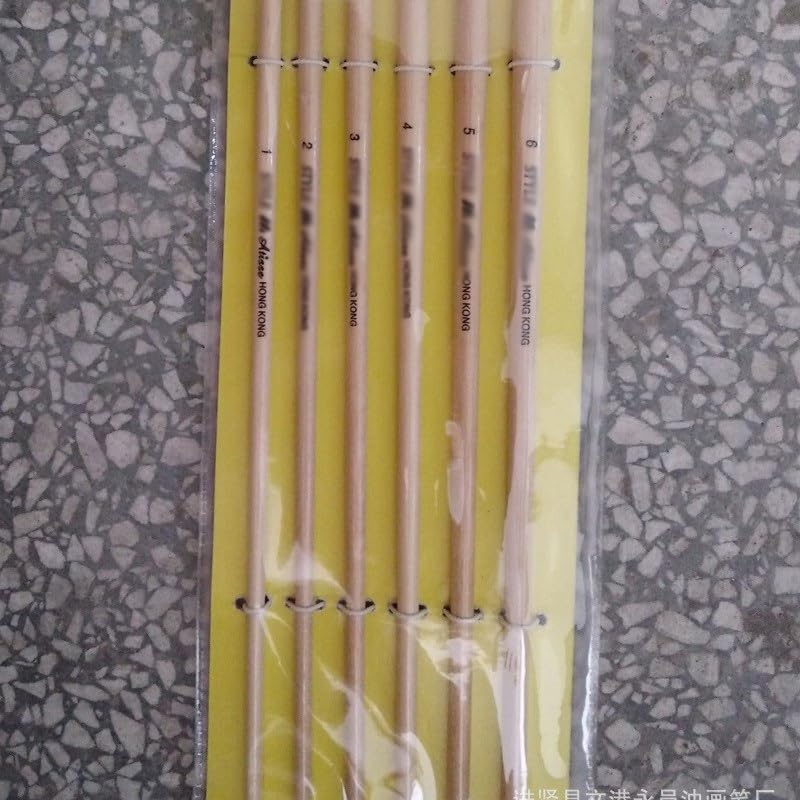 Pinceaux aquarelle de forme éventail en fibres souples