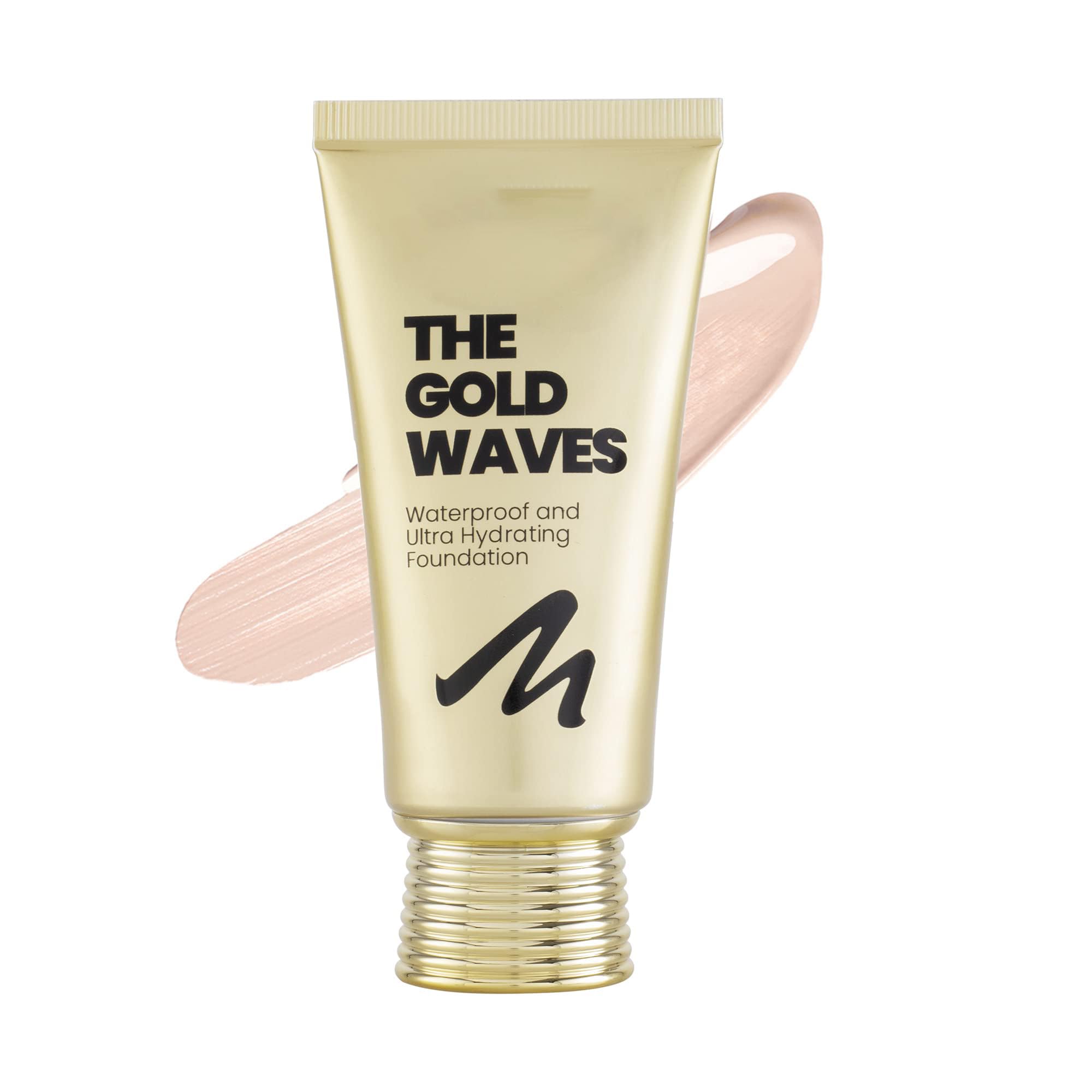 Adbeni The Gold Waves Matte Finish Foundation 60ml | WaterProof & 18Hrs Stay | Super Hydrating | All-Day Wear Your Secret to Effortless Beauty | Suitable For All Skin Types | Shade-101