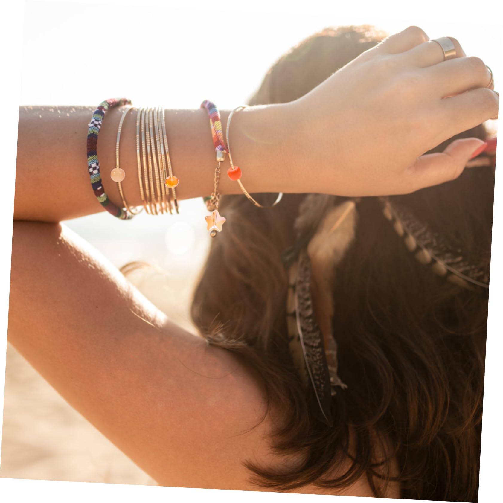 NUOBESTY 6packungen Bunte Spacer Perlen Für Schmuckherstellung Armbänder Und Ketten Für Bastelprojekte Und Kreative Glänzende Glatte Oberflächen Vielseitig Einsetzbar