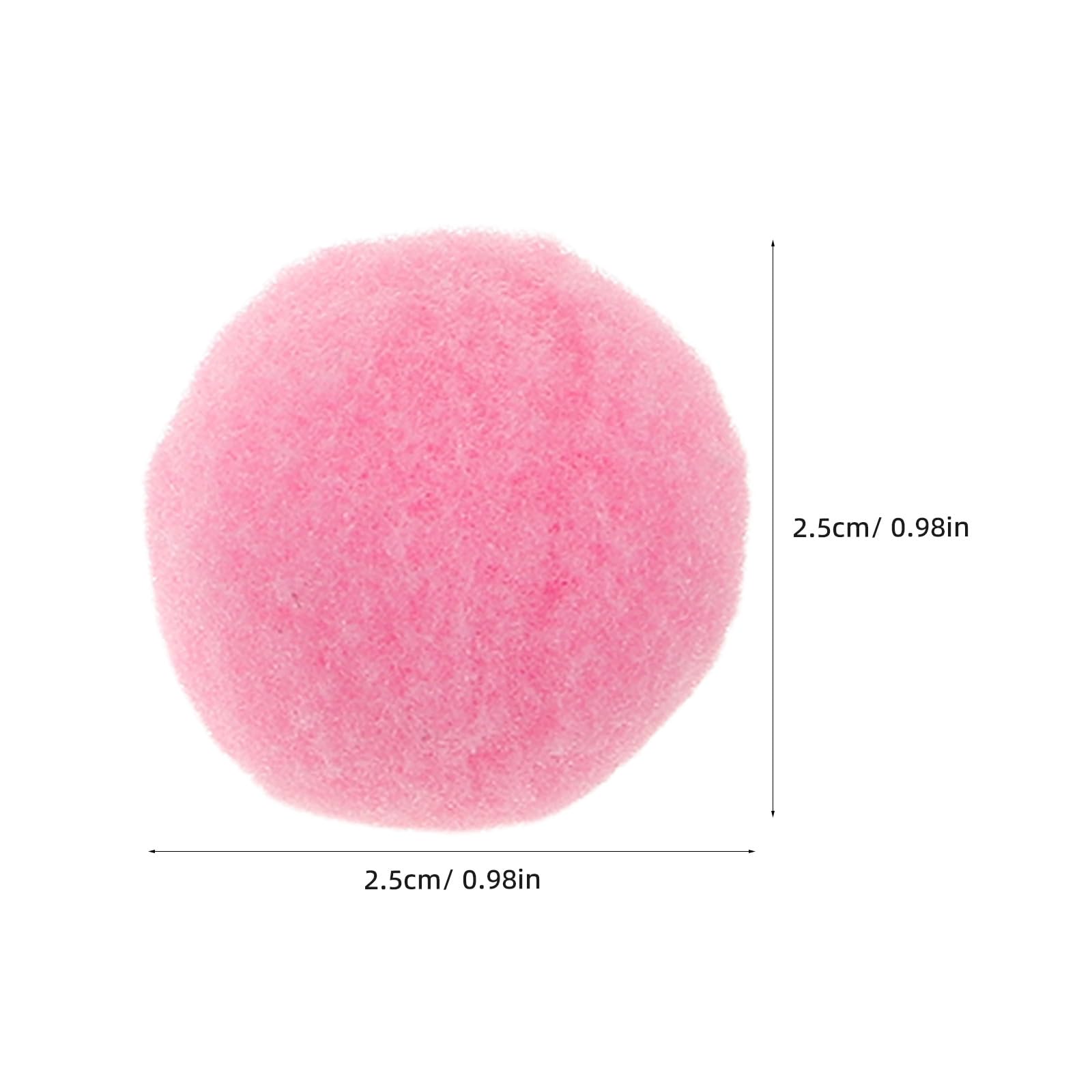 Angoily Pompon Morbidi in Poliestere per Fai da Te 1000pezzi Alta Elasticità per Lavoretti Creativi