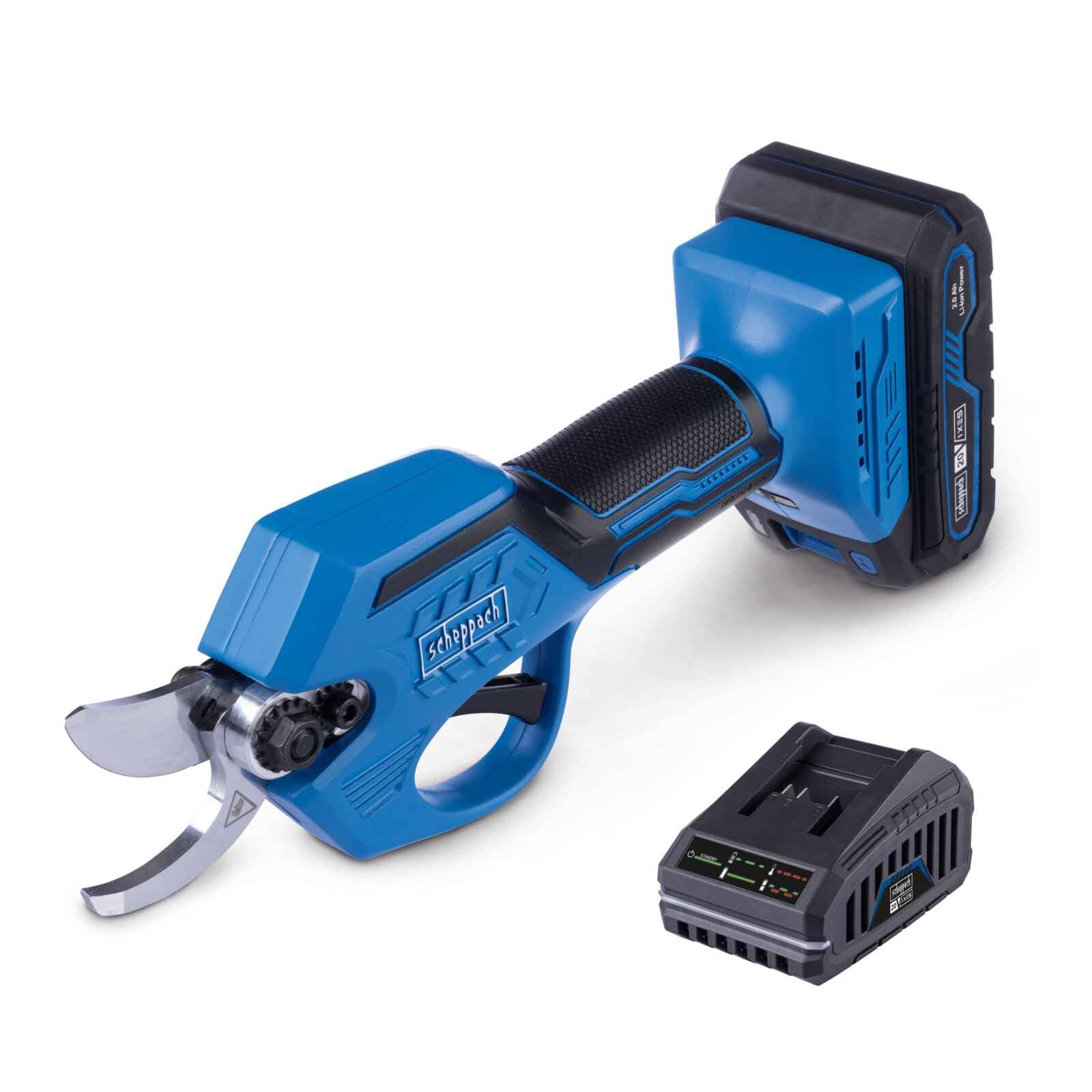 Scheppach Coupe-branches BC-PRS28-X - 1 batterie 2,0 Ah + chargeur inclus