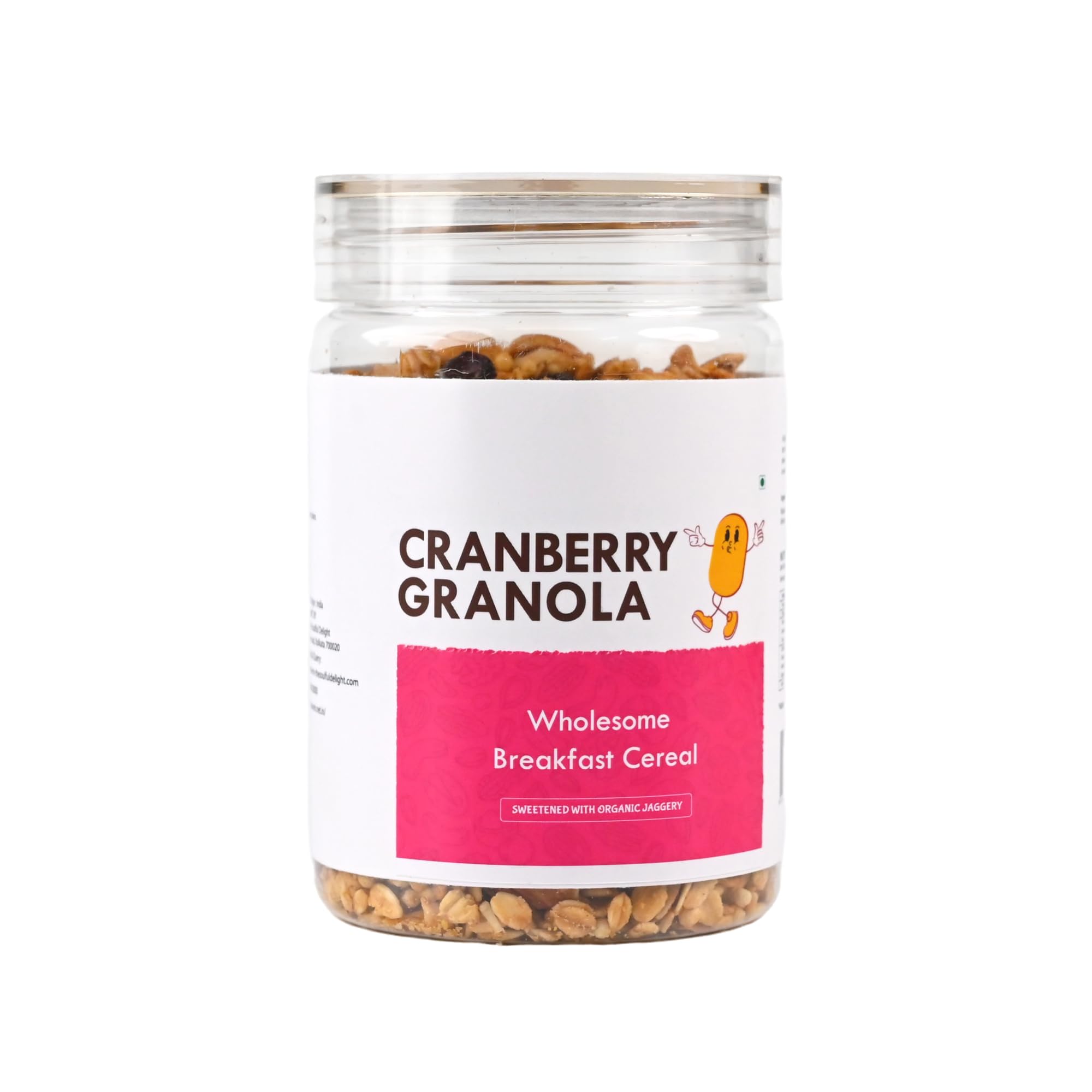 ANAVRIN Cranberry Granola - 200gm | High Fibre & Protein Whole Oats Cereal | Baked Granola, Cranberries, Nuts | Sweetened with Jaggery | Gluten Free | Perfect for Snacking, Breakfast Cereal-image-33