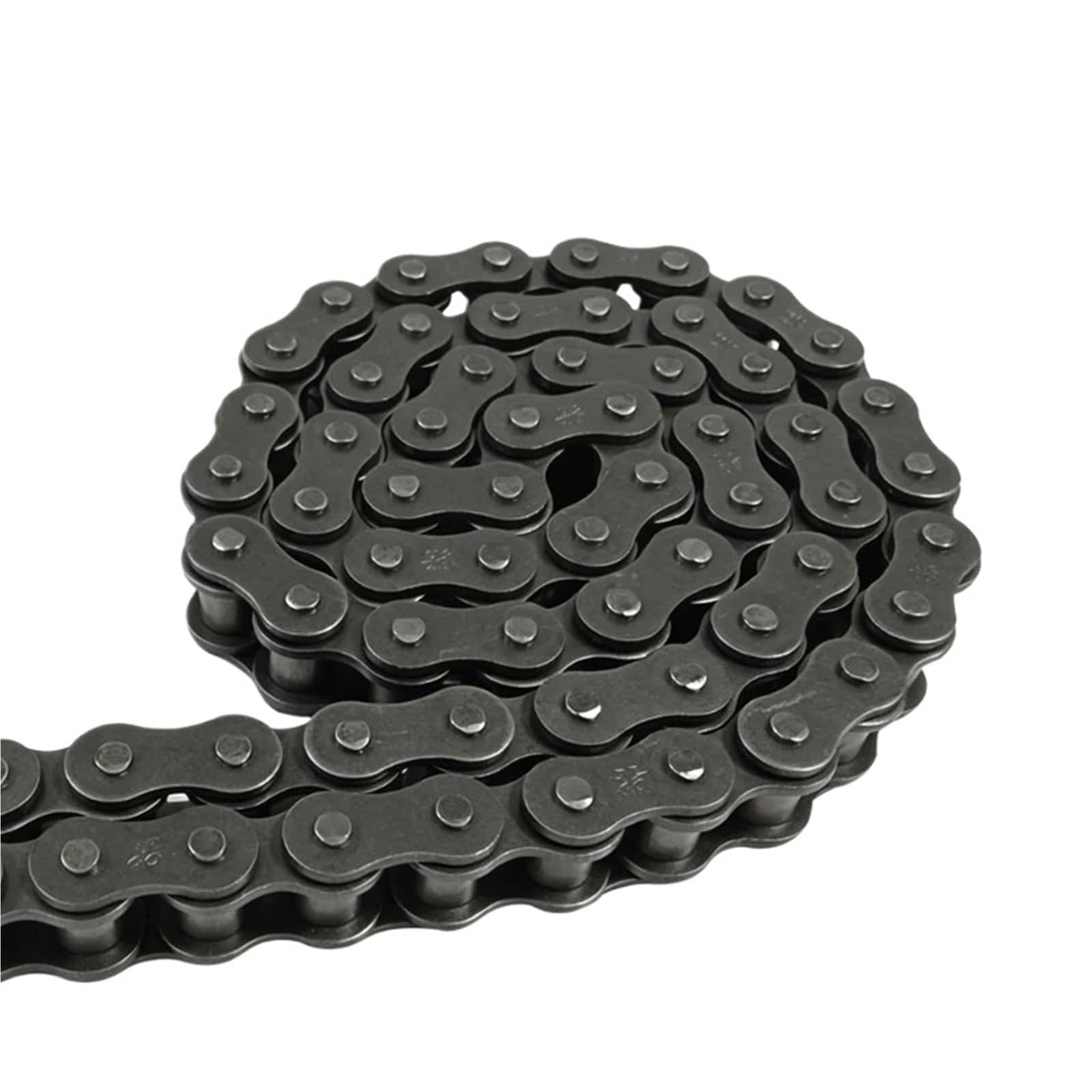 Rollenkette Aus Kohlenstoffstahl Simplex-Rollenkette 04C 05B 06B 08B 10A 12A 16A einreihige Antriebskette aus Kohlenstoffstahl for die Übertragung von Industriemaschinen(08B-1-120L-1.5m)