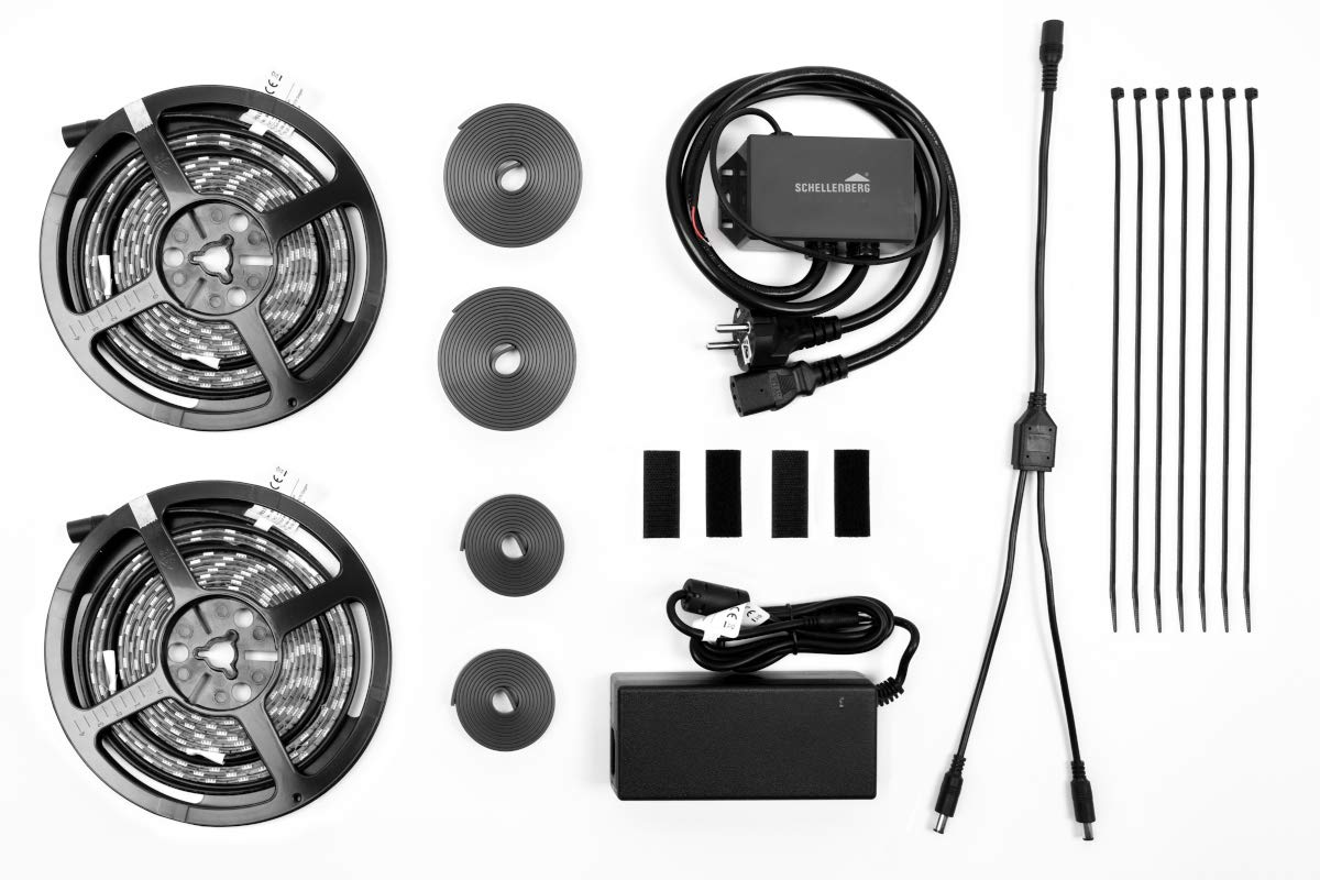 Schellenberg 60934 LED Striscia Smart DRIVE, nastro luminoso per garage Smart DRIVE Schellenberg, 7200 lumen, bianco freddo