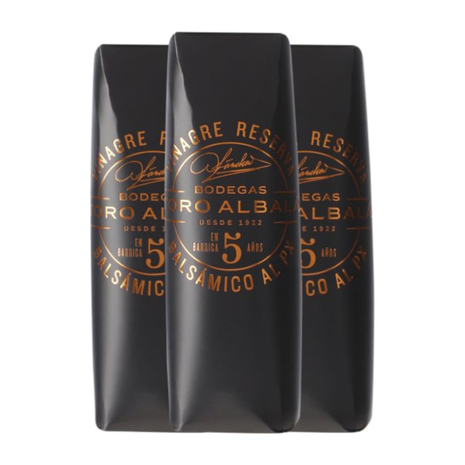 Vinagre Toro Albalá Balsámico al PX Montilla-Moriles 5 Años Botellín 25 cl (Caja de 3 Botellín de 25 cl)