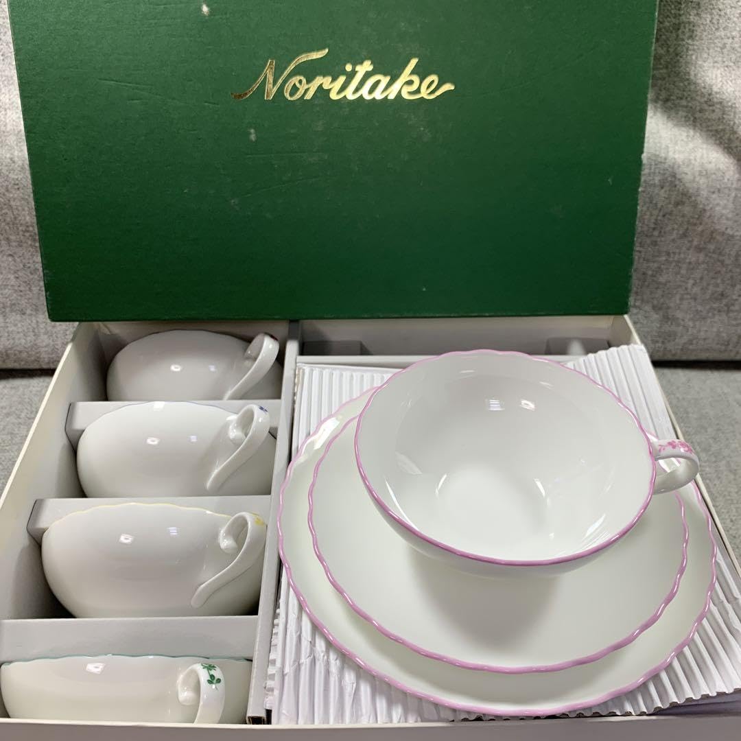 Amazon.co.jp: ノリタケ フルーティセット カップ＆ソーサー プレート 