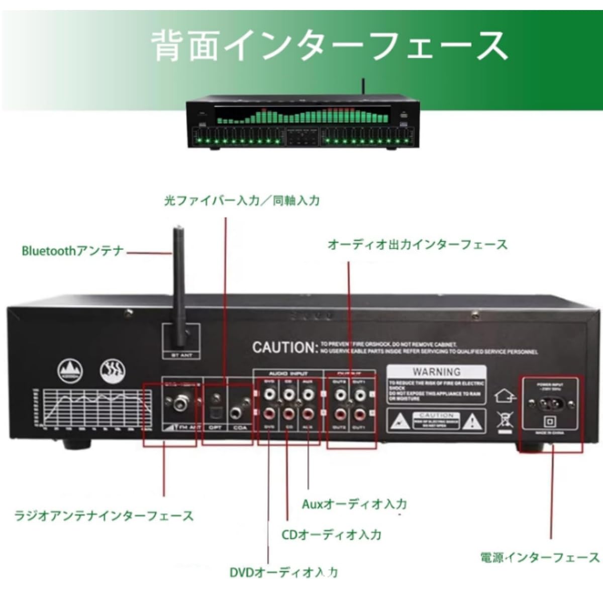 Amazon.co.jp: 31バンドオーディオイコライザー、EQ8000ステレオ