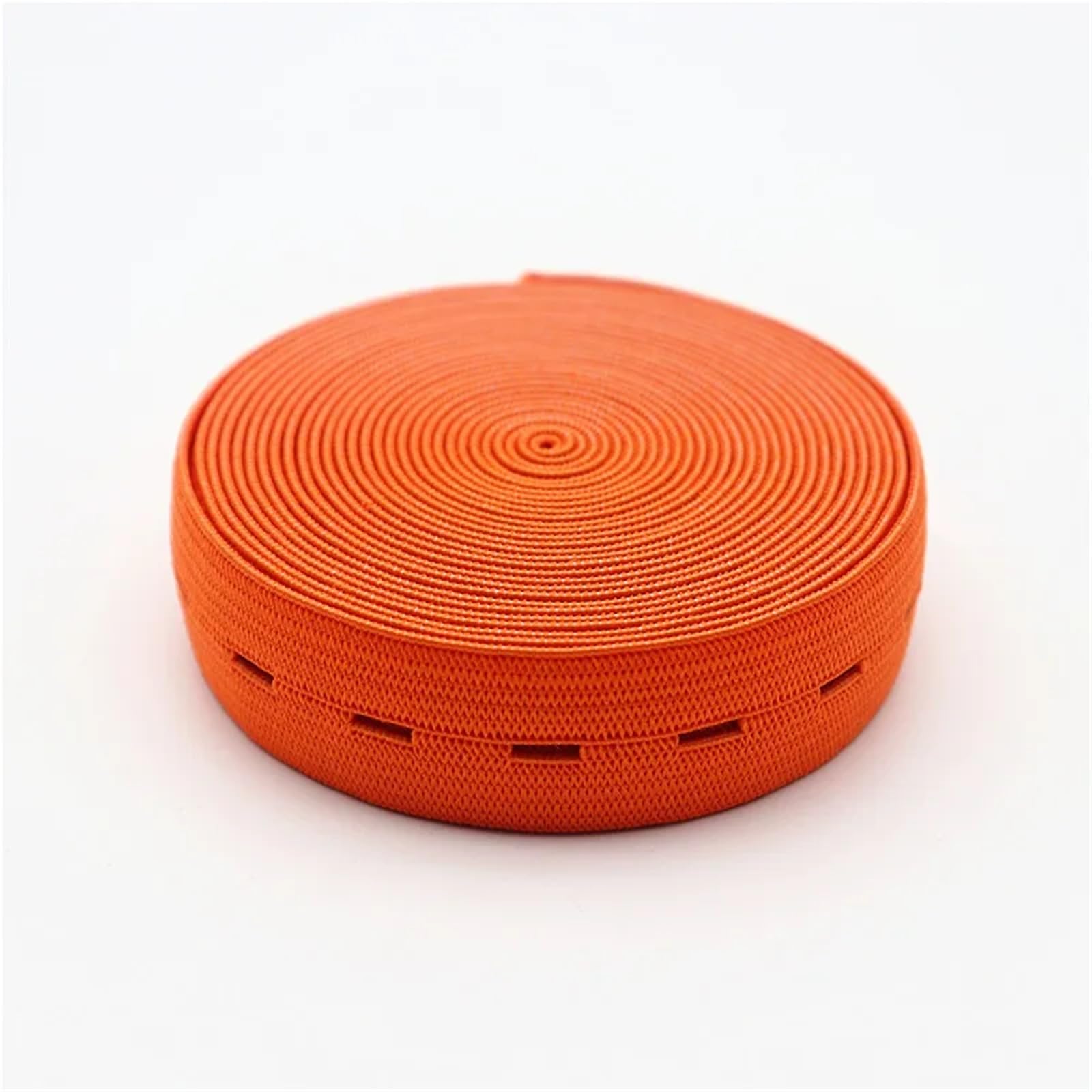 Gumka do szycia 10 sztuk 5M 18mm kolor płaska gumka czarno-biała 15-30mm perforowana, pieluszka sukienka ciążowa Craft akcesoria do szycia(Orange 18mm 5m)