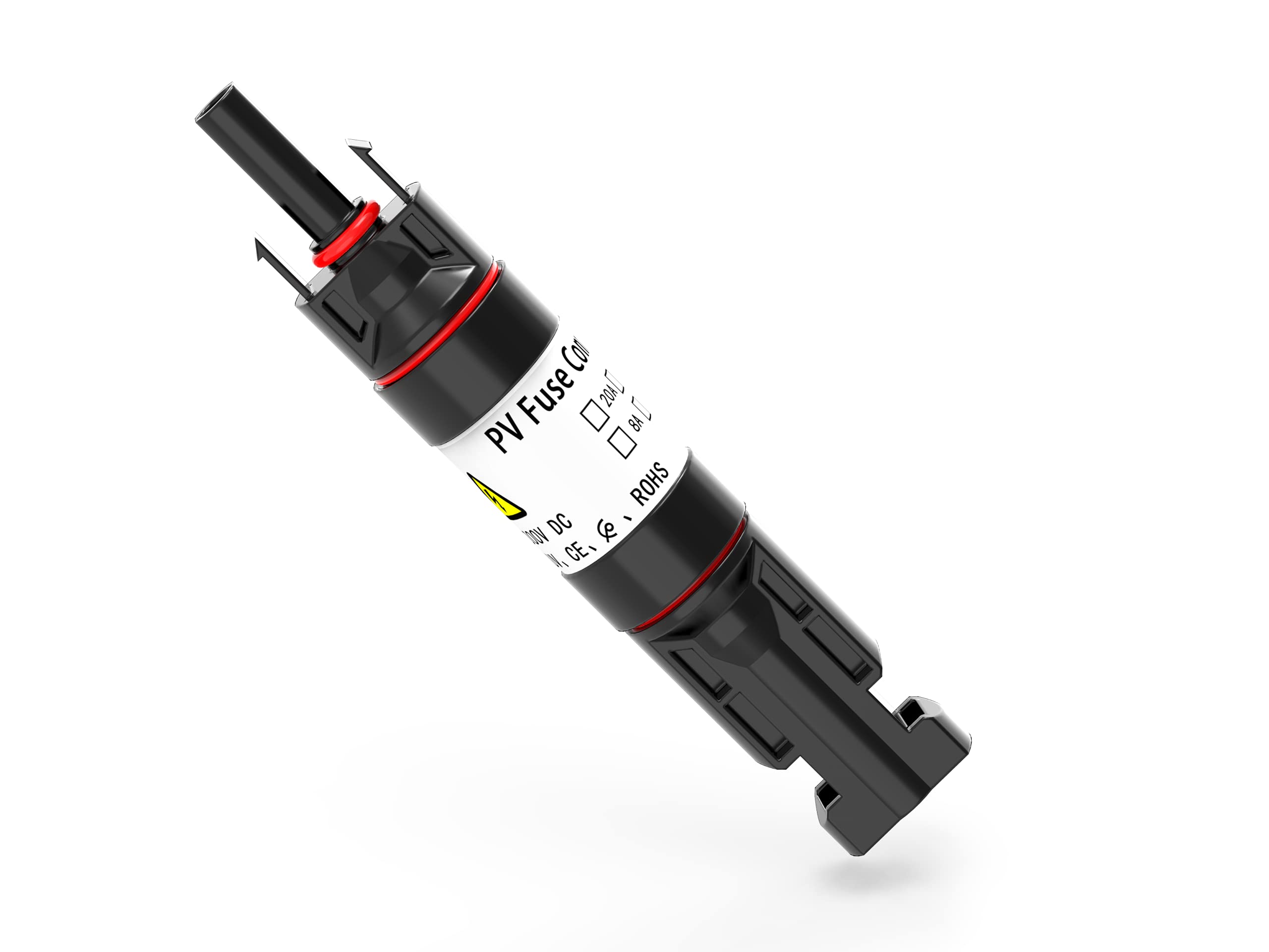 Fusibile Solare Sudoo con Portafusibile In-Linea per Impianti Fotovoltaici 30 Amp 1000 VDC