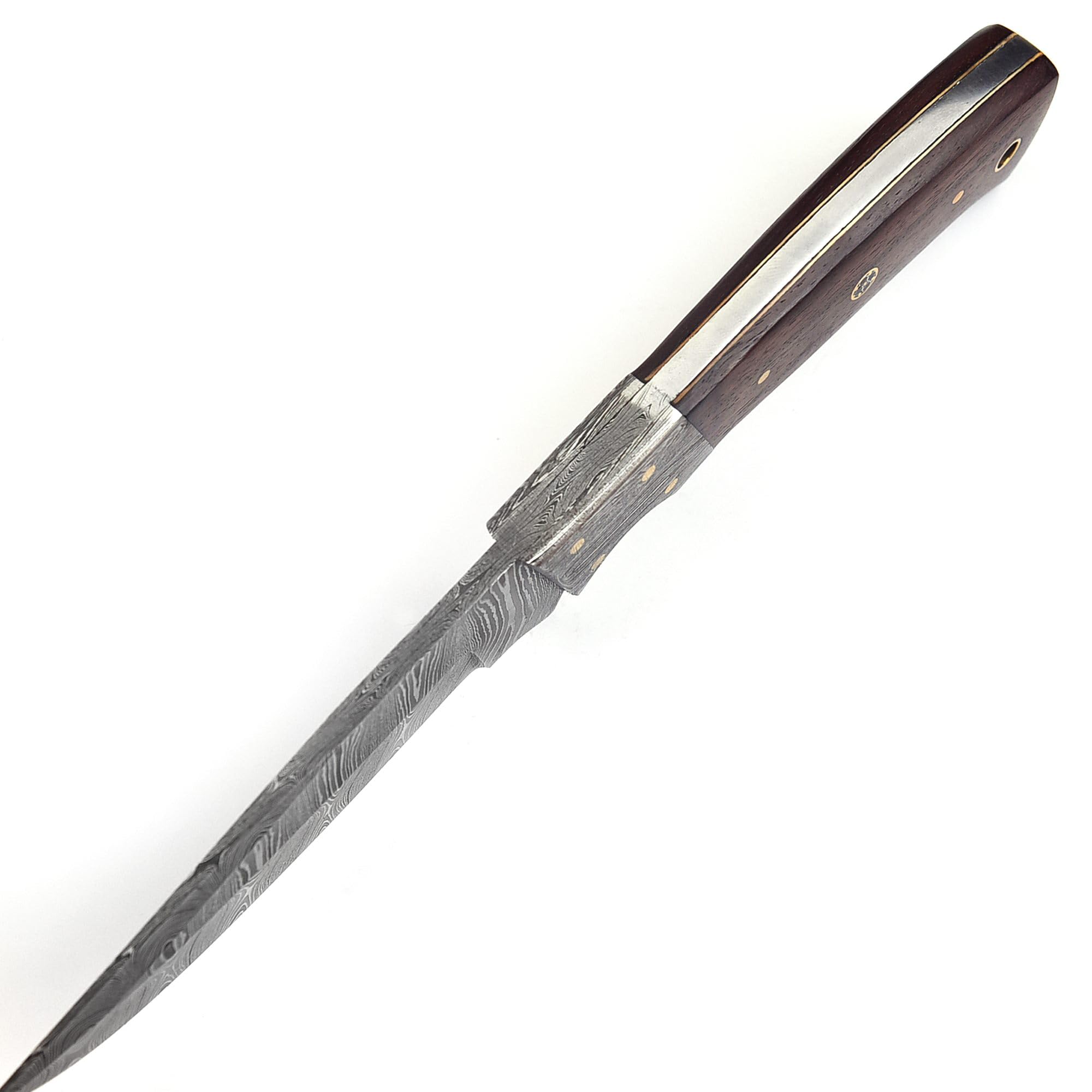 Damast Messer, sehr schönes Hand geschmiedetes Damast Jagd Messer MAQ5203