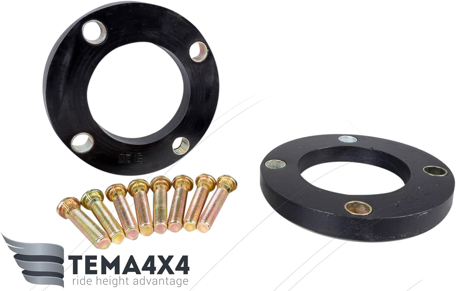 15mm Front strut spacers compatible with Toyota LAND CRUISER 200-series | LAND CRUISER 300-series | SEQUOIA 2007-2022 | TUNDRA 2006-2021