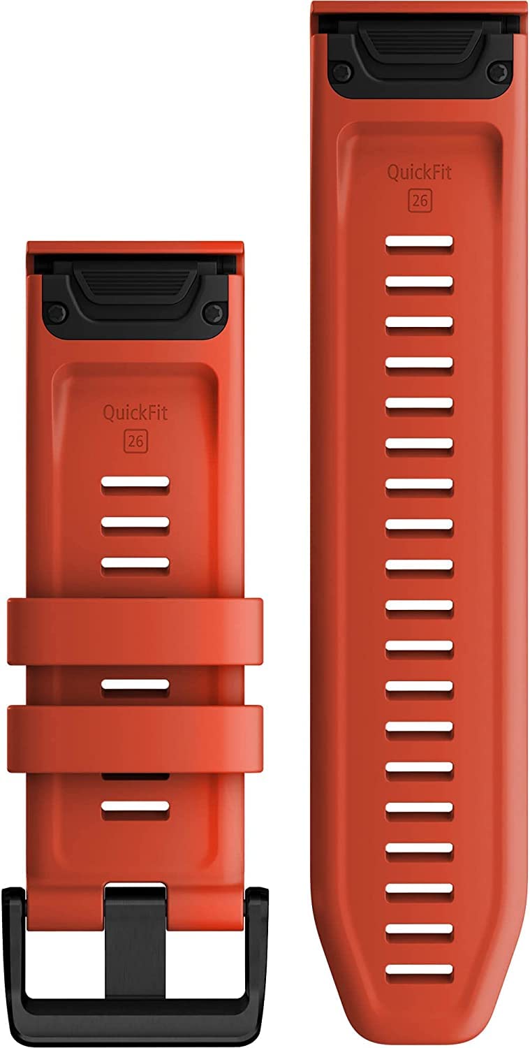 Garmin Quickfit-Armband 26mm, passend für X-Modelle der Fenix-Serie, Quatix-Serie, Instinct 2; Epix Pro 51mm, Enduro (2), D2 Mach1 Pro, Descent Mk1/ Mk2/ Mk3i-51mm, Tactix-Serie