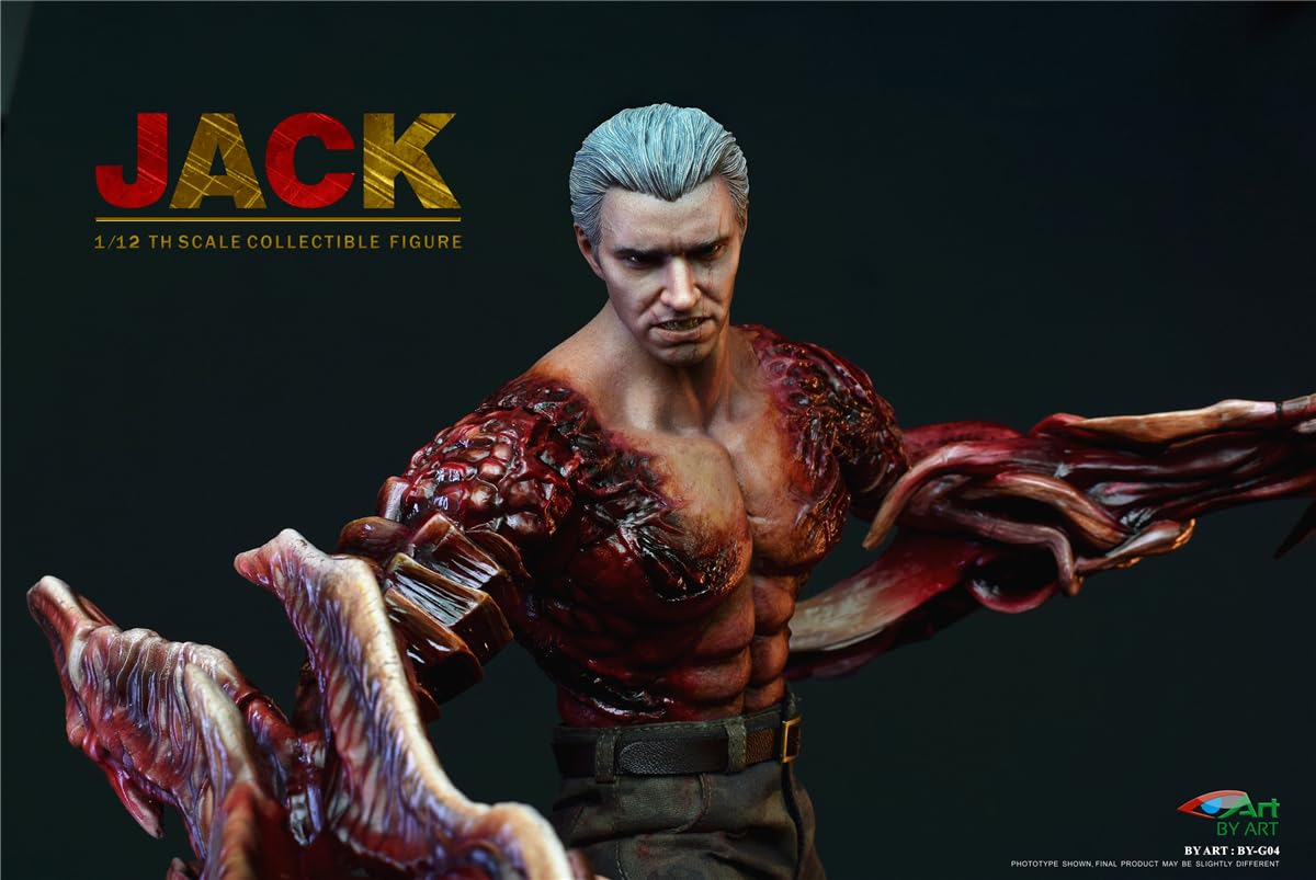 Amazon | BY-ART 1/12フィギュア BY-G04 男性 映画キャラクター JACK 