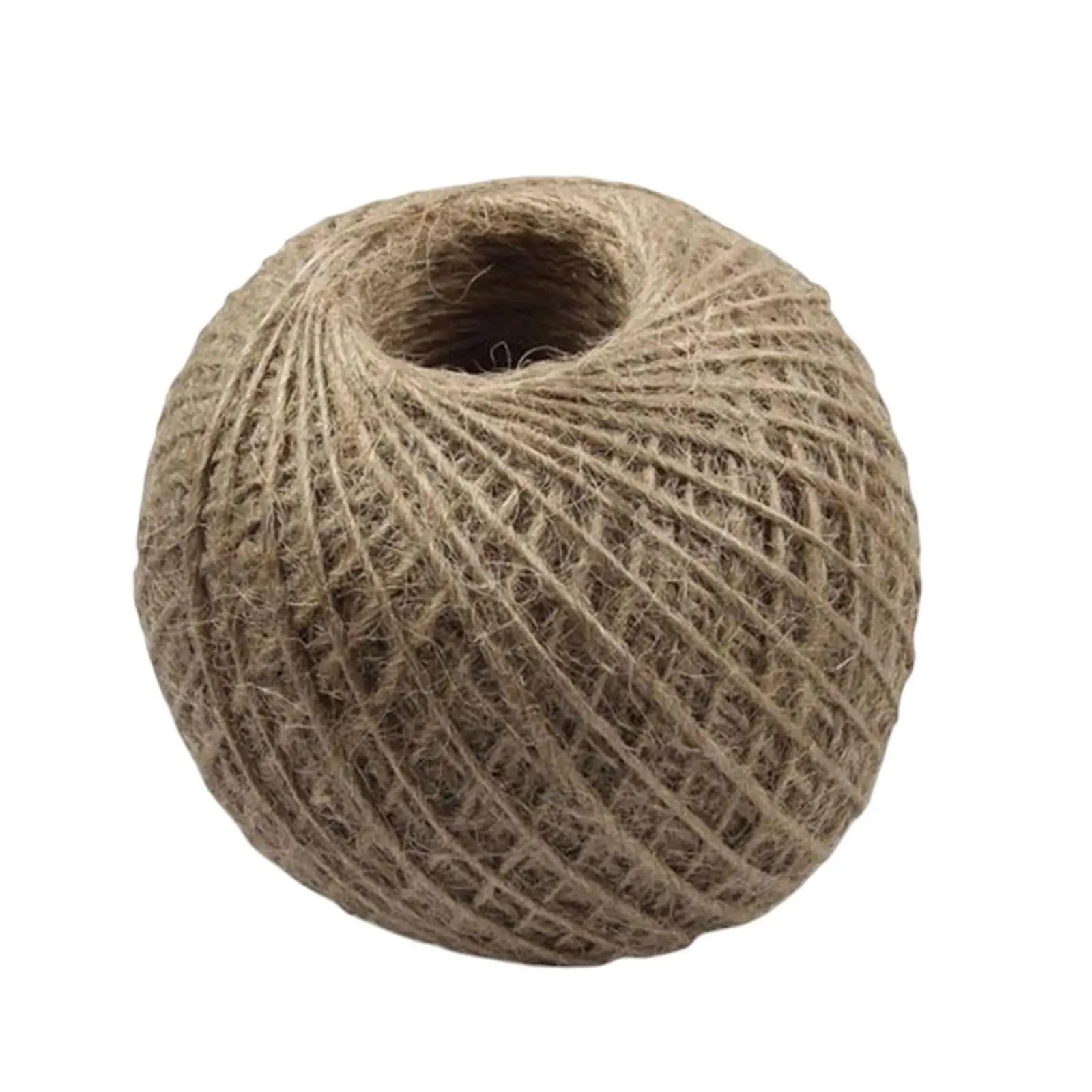 Corda di iuta Corda di canapa iuta Tela for opere d'arte Decorazione della casa Giardinaggio Fai da te Artigianato Opere Corde intrecciate