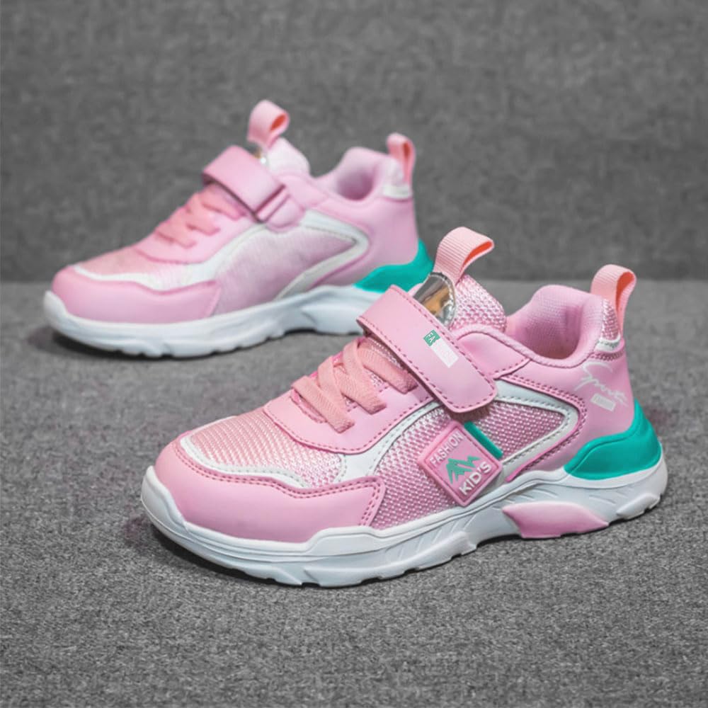 Zapatillas Niña Niño Zapatillas de Deporte para Niños Niñas Sneakers Transpirable Cómodos Zapatos Casuales Antideslizante Sneakers Unisex-niños 26EU-37EU — view 7