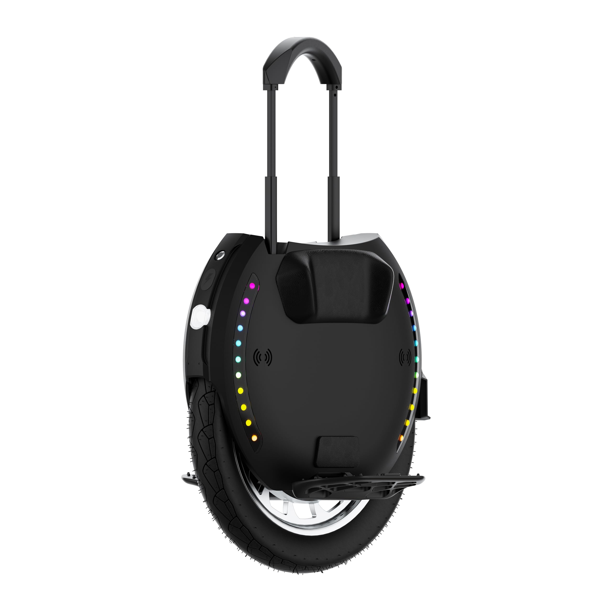 KINGSONG Ciclomotore elettrico KS-18L, adulto, nero, motore 2200W, autonomia fino a 80km, 25km/h limitati, pneumatico gonfiabile da 18", altoparlante e Bluetooth