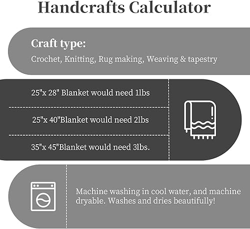Miniatura 7 de BALAPET Paquete de 8 hilos de felpilla gruesos para ganchillo y tejer, juego de 27 yardas de 8 onzas cada madeja, hilo de felpa de terciopelo grueso