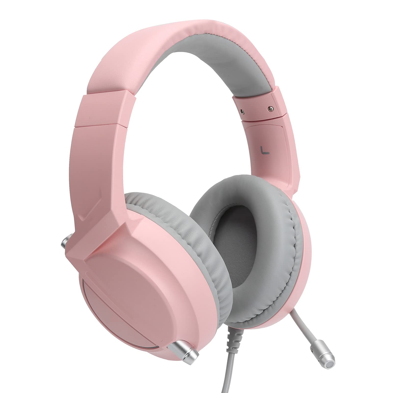SIXRUN Przewodowy Zestaw Słuchawkowy do Gier AX365, Różowy (PINK)