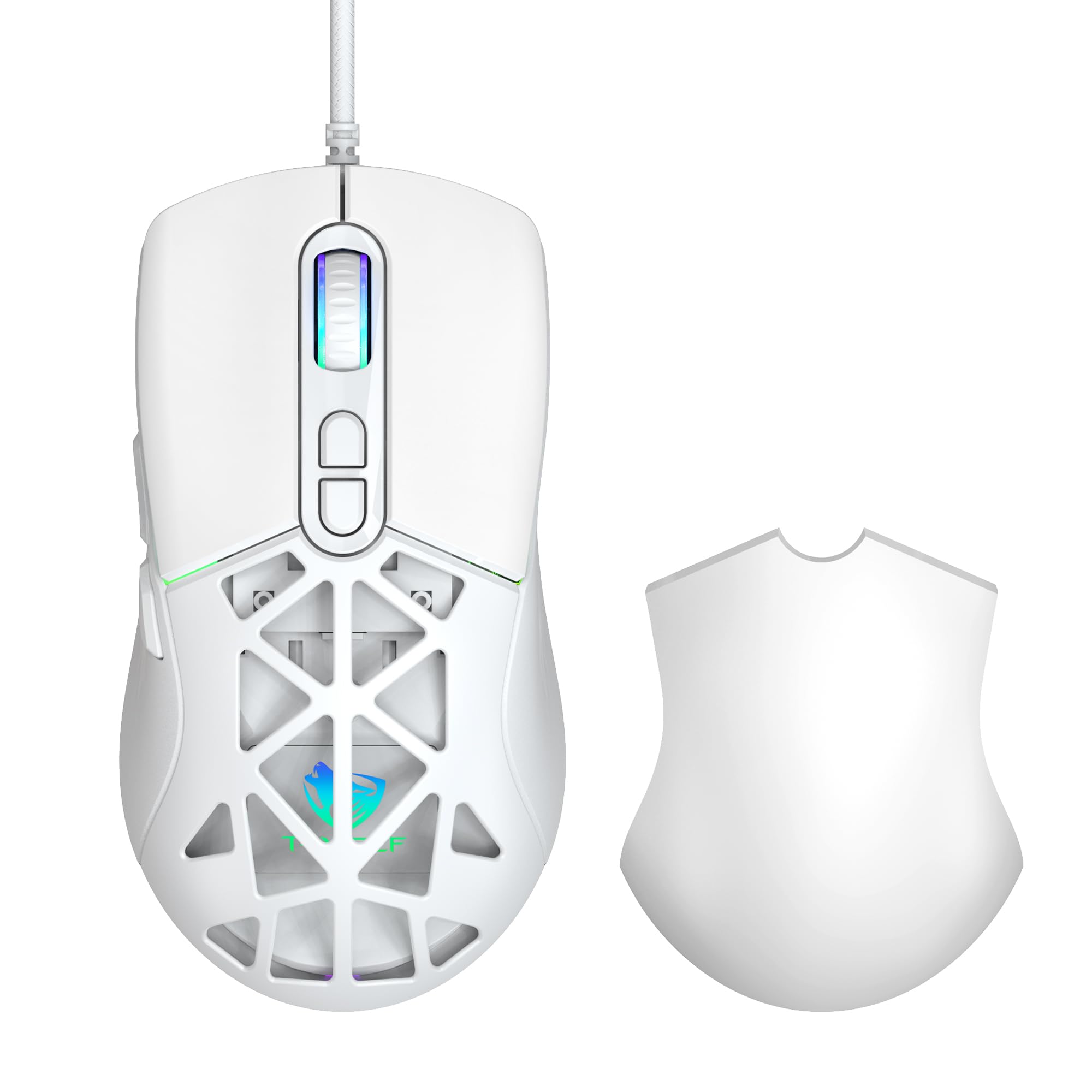 Gaming Mouse,Blade Ergonomic Lightweight Gaming Mice | RGB Game Mouse with Excellent Performance | PC Wired Lightest Mouse Gaming w/USB Windows & MacOS Compatibility | Corded Mice with Honeycomb