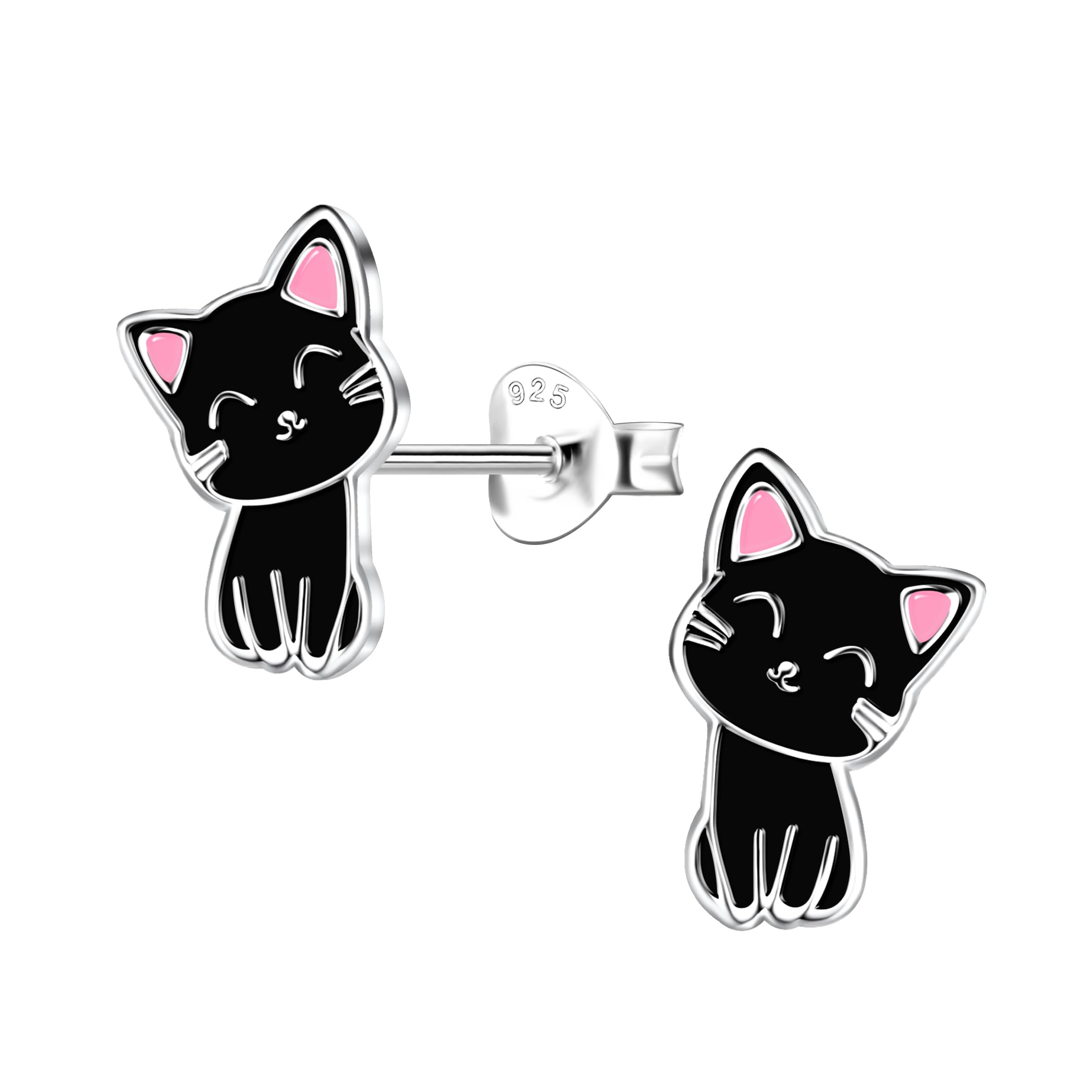 Aww So Cute 925 Sterling Silver Hypoallergenic Cat Stud Earrings for Babies, Kids & Girls | Birthday Gift | Comes in a Gift Box | 925 Stamped with Certificate of Authenticity | ER1405 (B07KMR13LQ) Amazon Price History, Amazon Price Tracker