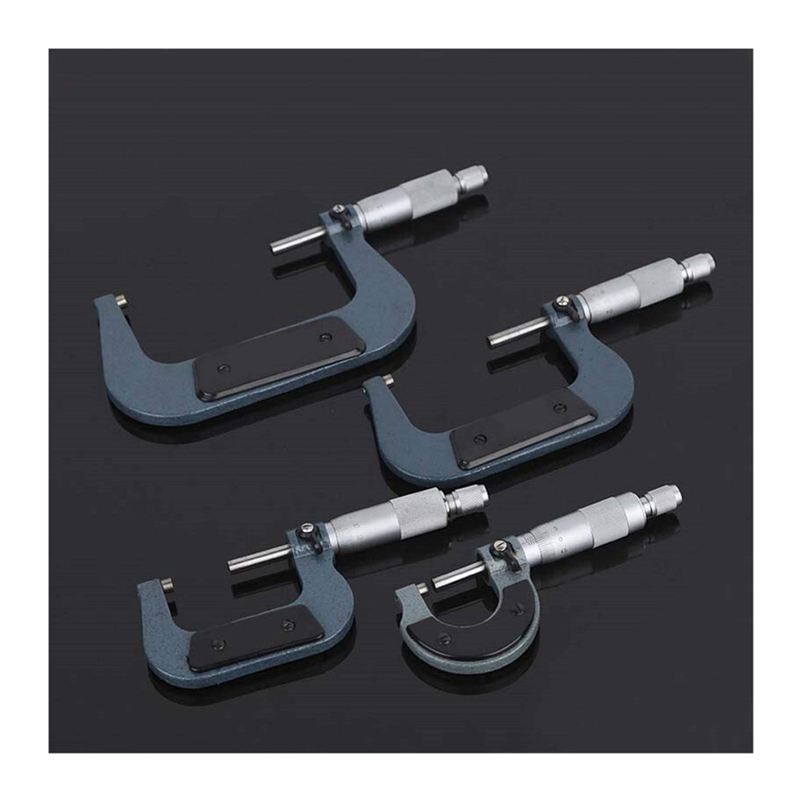 Micrómetro 1 PCS Micrómetro Exterior 0.01mm 0-25mm / 25-50mm / 50-75mm / 75-100mm Gauge Metric Gauge Caliper para Herramientas DE MEDICIONES (Size : 25 50mm)