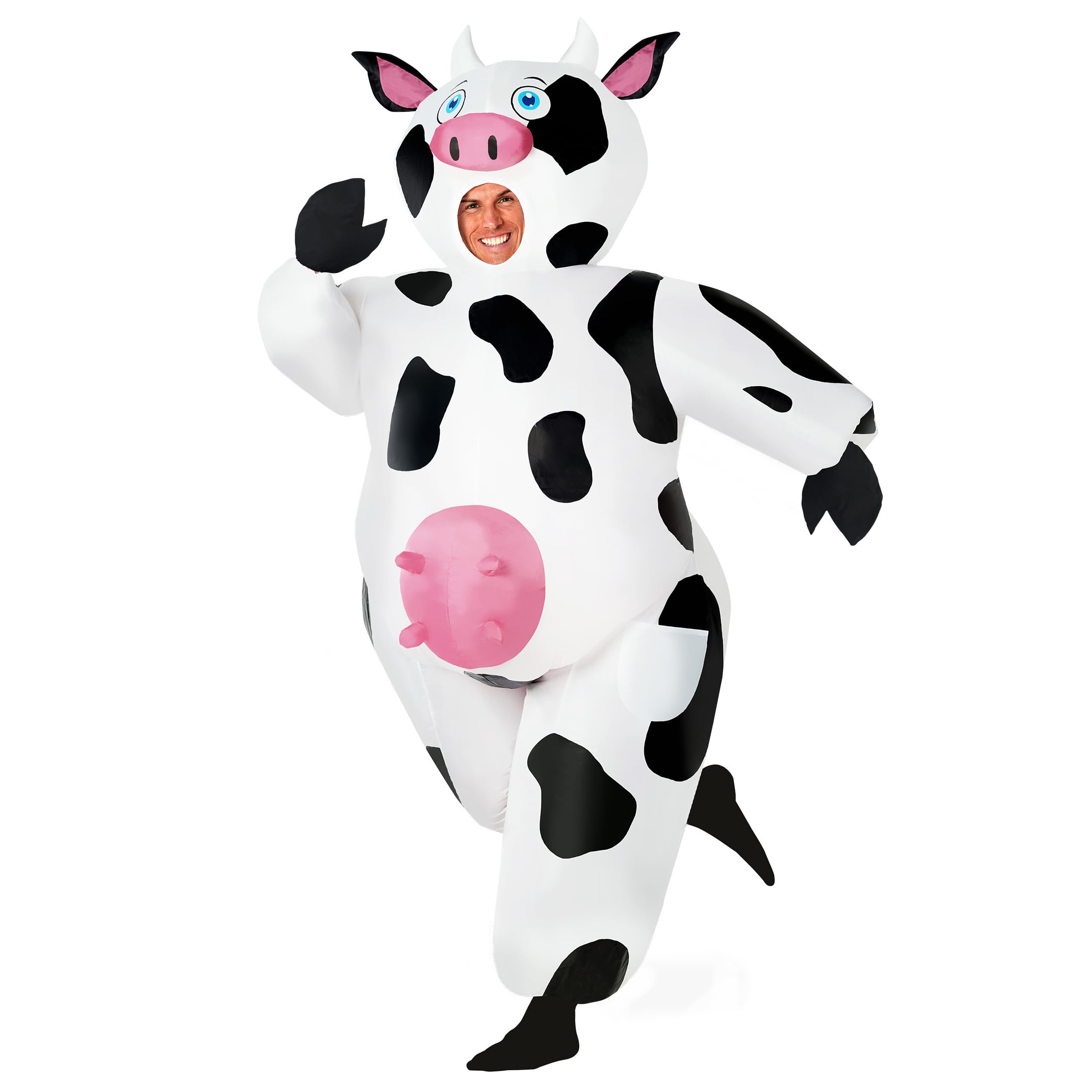 Morph Inflatable Cow Costume Adult Size Blow Up Cow Costume Adult Inflatable Animal Costume Adult Cow Suit Adult Cow Costume