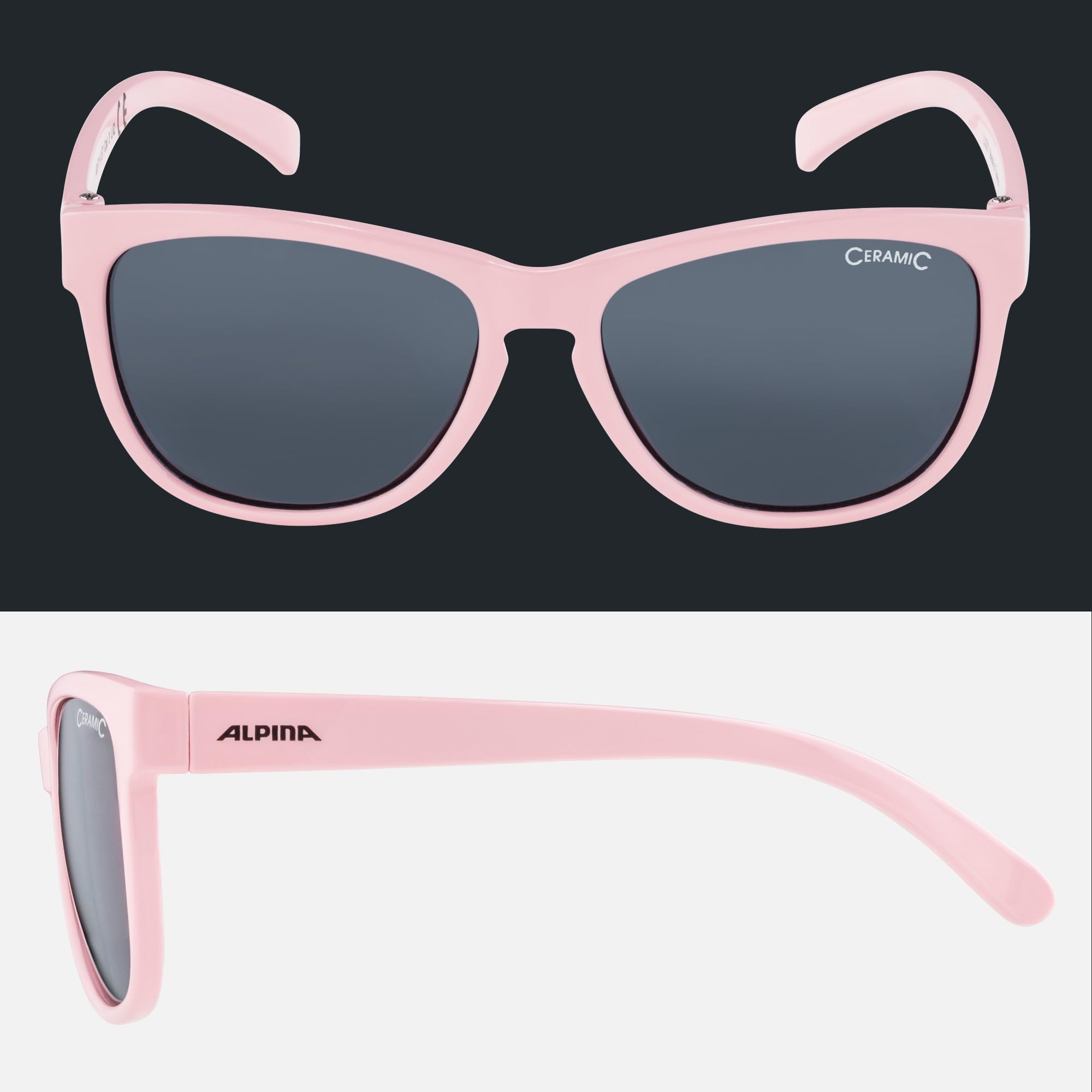 ALPINA LUZY - Verspiegelte und Bruchsichere Sonnenbrille für Kinder, ideal für Alltag und Outdoor, mit UV-A-, B- & -C-Schutz