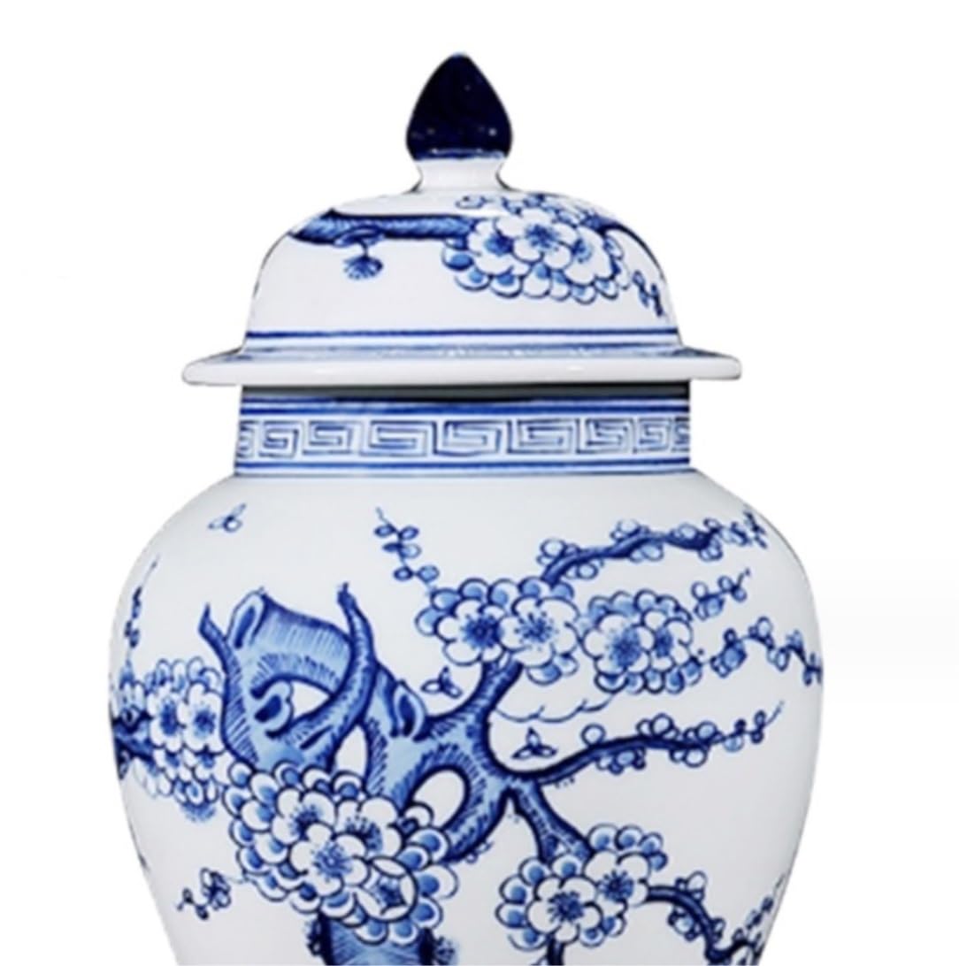 Dekoracyjny porcelanowy słój świątynny Antyczne ceramiczne wazony...