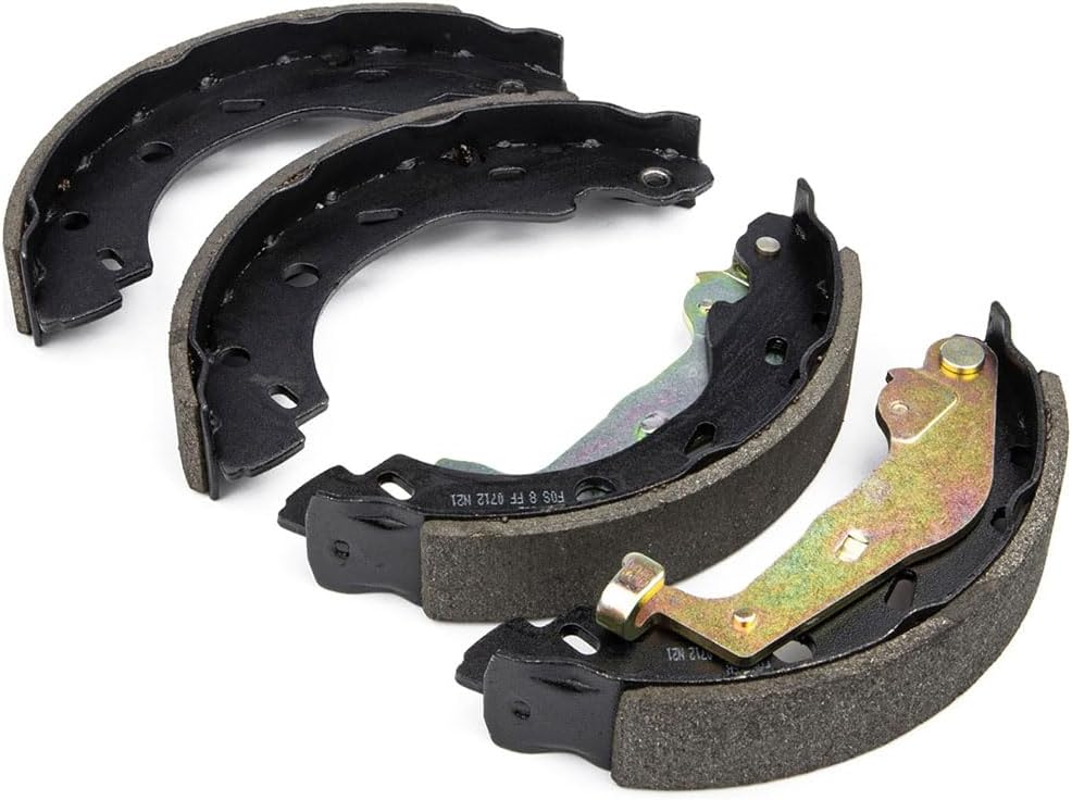 Rear Drum Brake Shoes Set for Smart Fortwo 1.0L 2008 2009 2010 2011 2012 2013 2014 2015 for Smart Fortwo 0.7L 2005 2006 2007 for Smart Fortwo 0.8L 2005 2006 2007 Brake Shoe