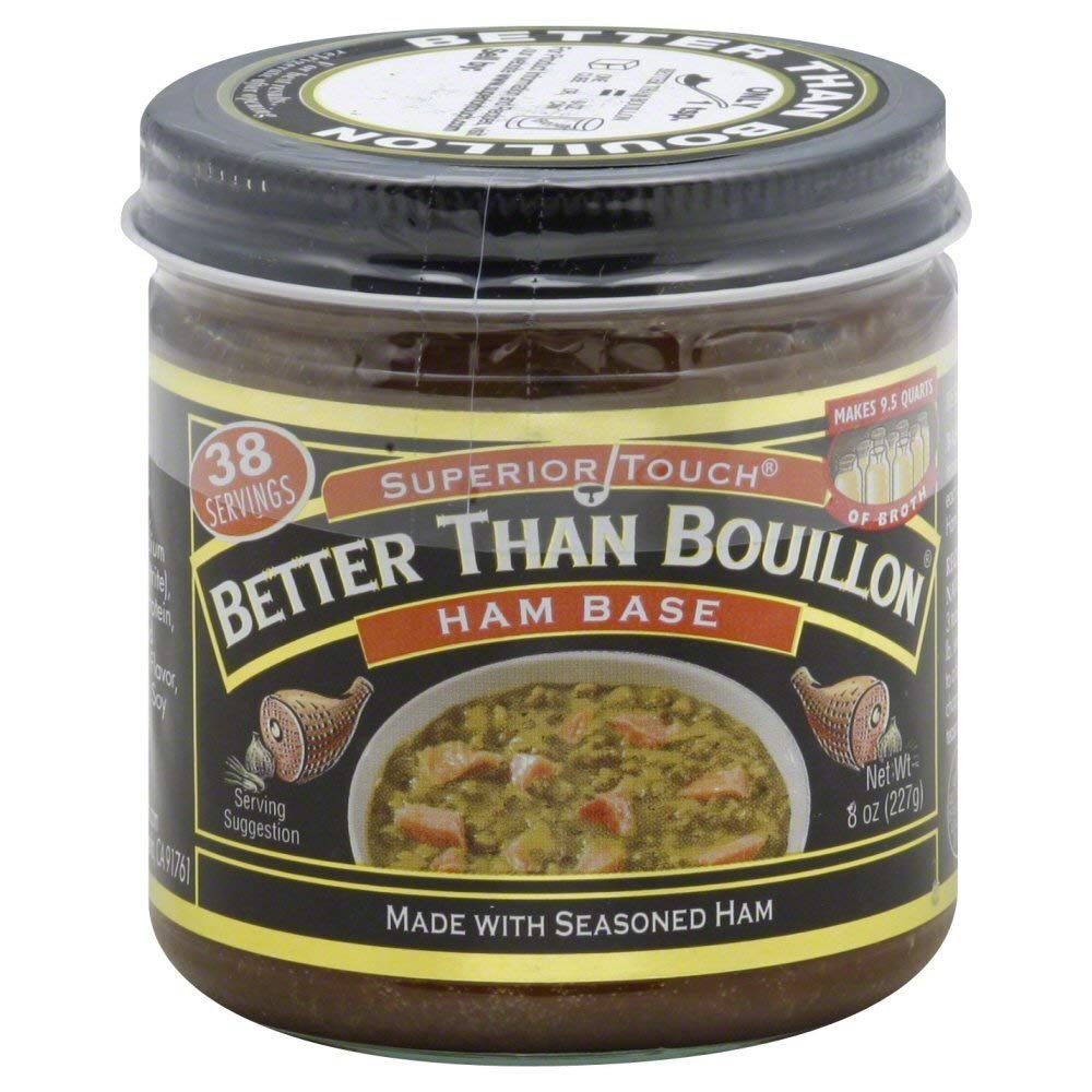 Better Than Bouillon Premium Ham Base, Made with Seasoned Ham, Blendable Base for Added Flavor, 38 Servings Per Jar, 8-Ounce Jar (Pack of 2)