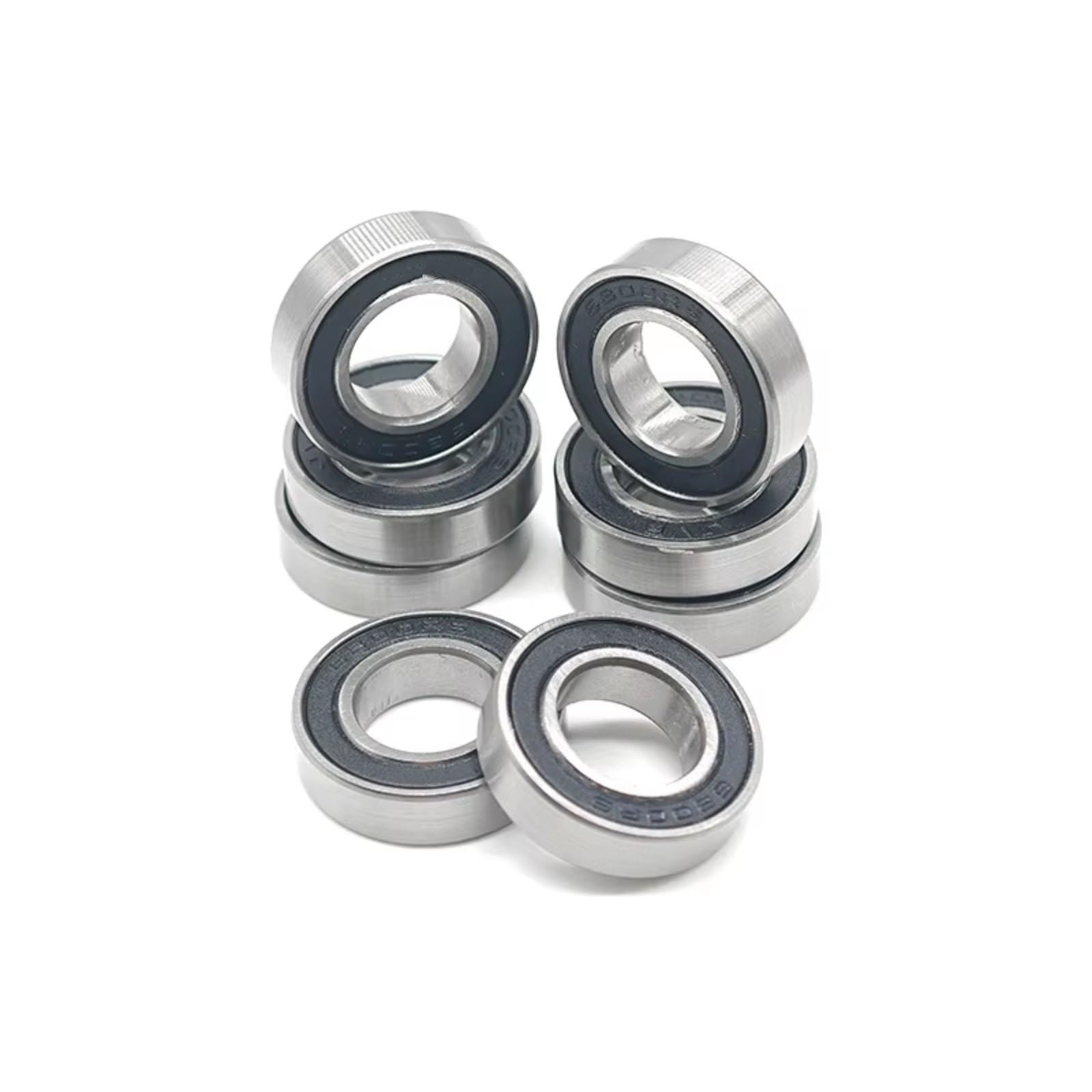 Cojinetes Maquetas Rc 6800ZZ 61800Z 61800 2RS RS 6800LLU 8 Piezas 10x19x5mm Rodamiento Bolas Ranura Profunda 6800 Accesorio Montaje Coche RC Camión