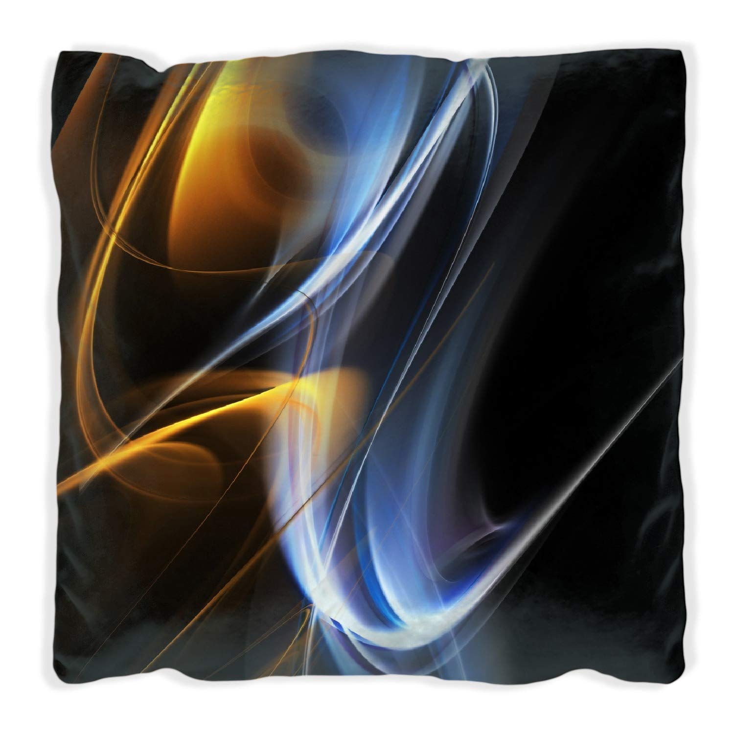 Wallario Dekokissen 60 x 60 cm, Abstraktes Design, beidseitig Bedruckt, Kuschelkissen mit weicher Plüsch-Oberfläche