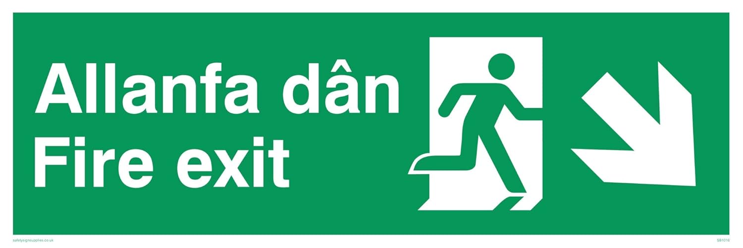 Viking Signs CV140-L15-MS Caution In The Event Of Fire, Do Not Use