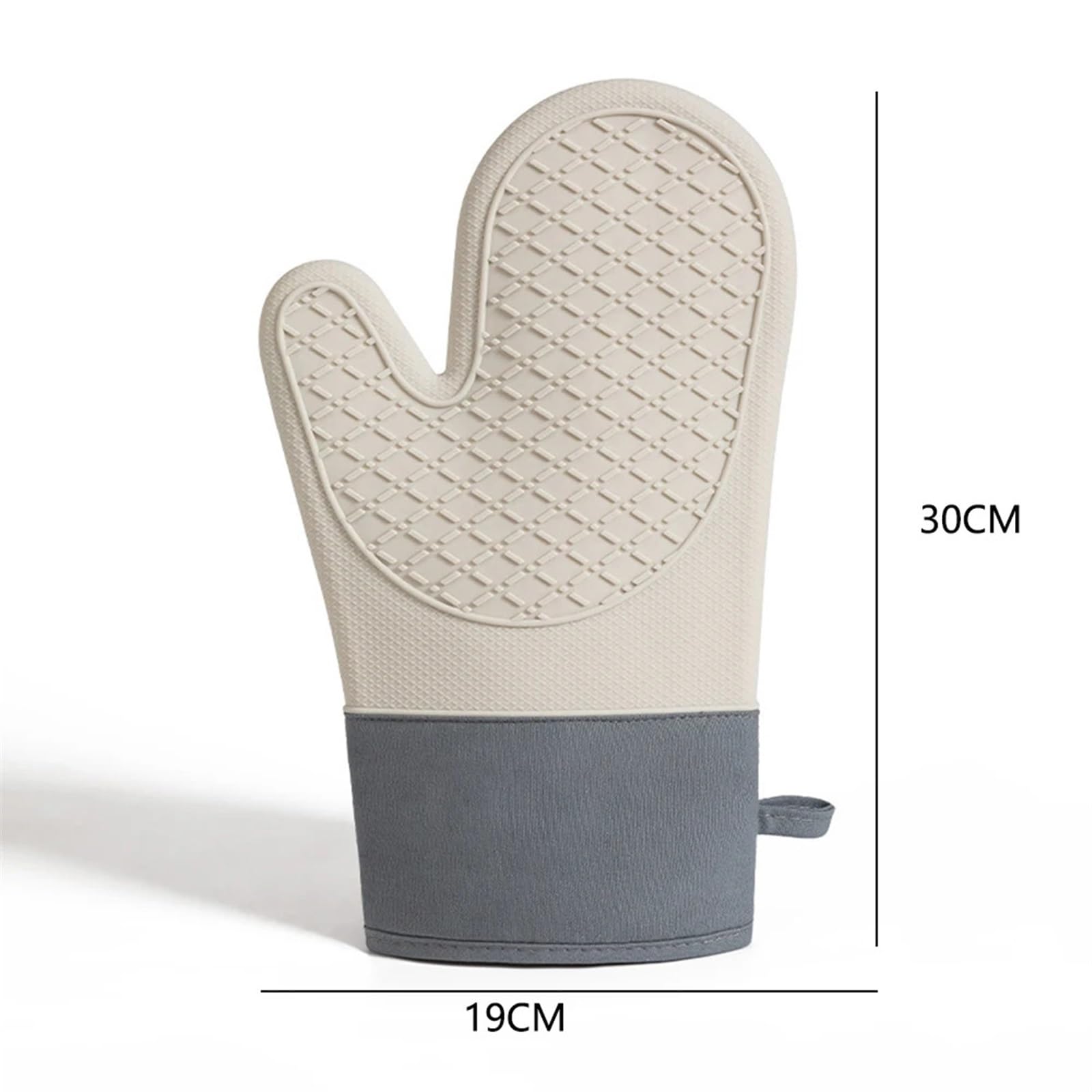 MRKU Guantes para Hornear, Guantes de Cocina para Horno, 1/3 Unidades, Silicona Gruesa, aislantes y Resistentes al Calor, para Uso en microondas y Cocina.