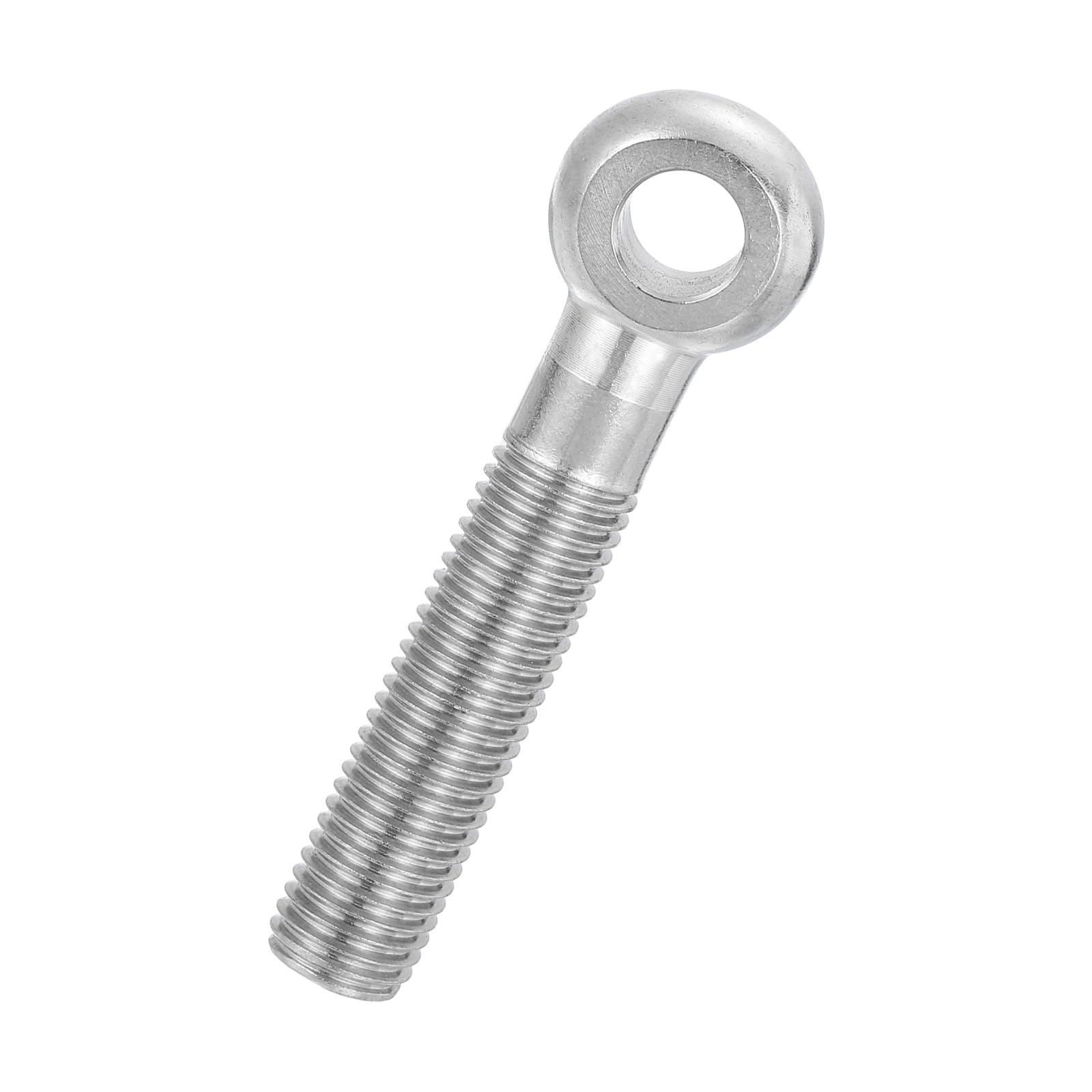 PATIKIL M16x85mm Shoulder Swing Lifting Eye Bolt, 304 Stainless Steel Metric Half Tooth Thread Fisheye Eye Slip Hole Screw Rigging Bolt Metal Fasteners Screws, Silver Tone