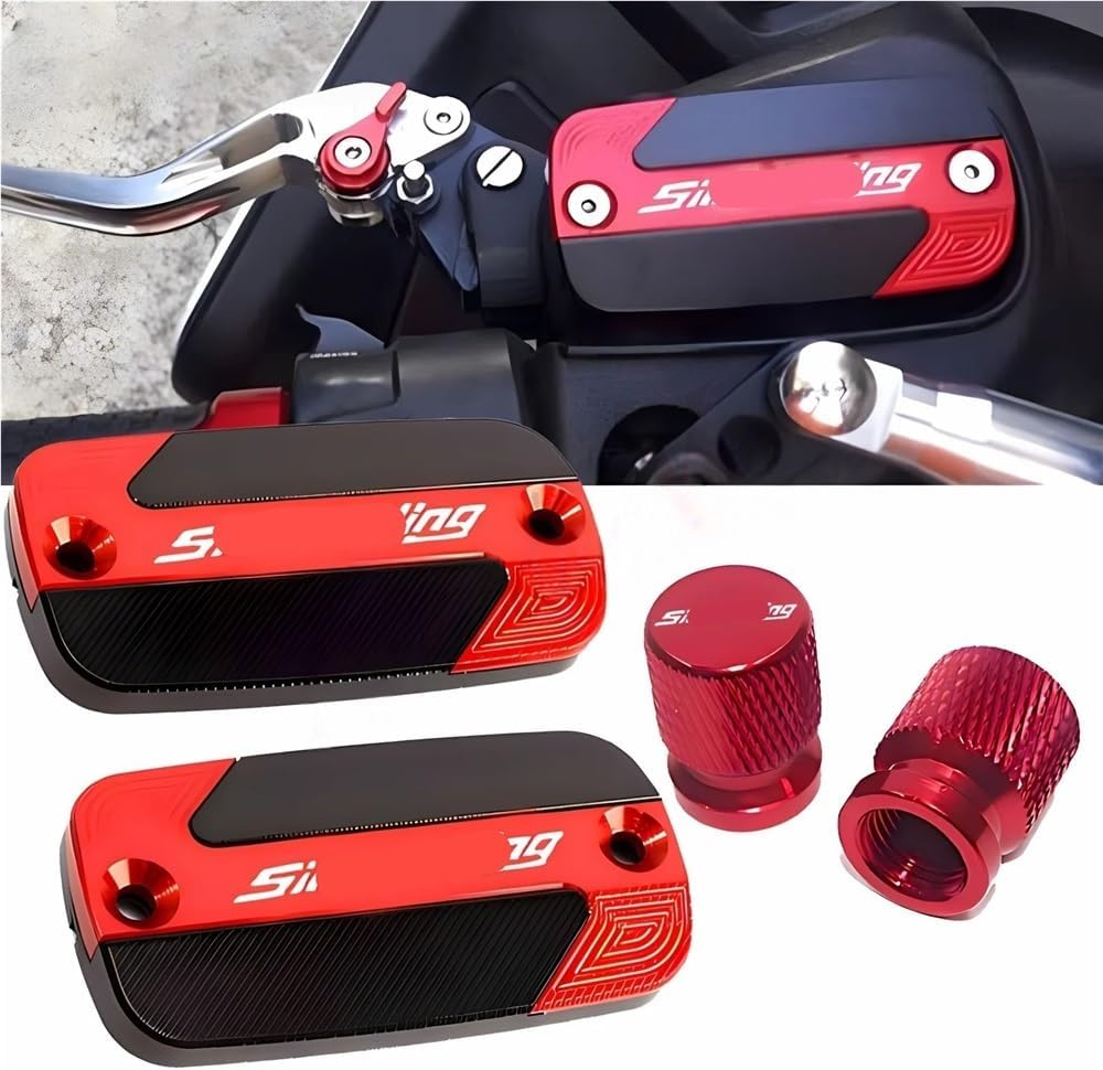 Front Brake Reservoir Cap Motorcycle CNC Front Brake Fluid Reservoir Cap Cylinder Cover For FCS600 For Silverwing FCS 600 2001-2011