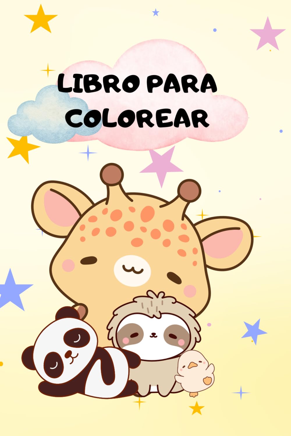 Libro para colorear dibujos Kawaii.: Colorea y diviértete.