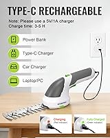 Vista 6 de WORKPRO - Cizalla manual 2 en 1 para césped, setos y arbustos, inalámbrica, de 7.2 V, cizalla eléctrica con batería de litio recargable, incluye