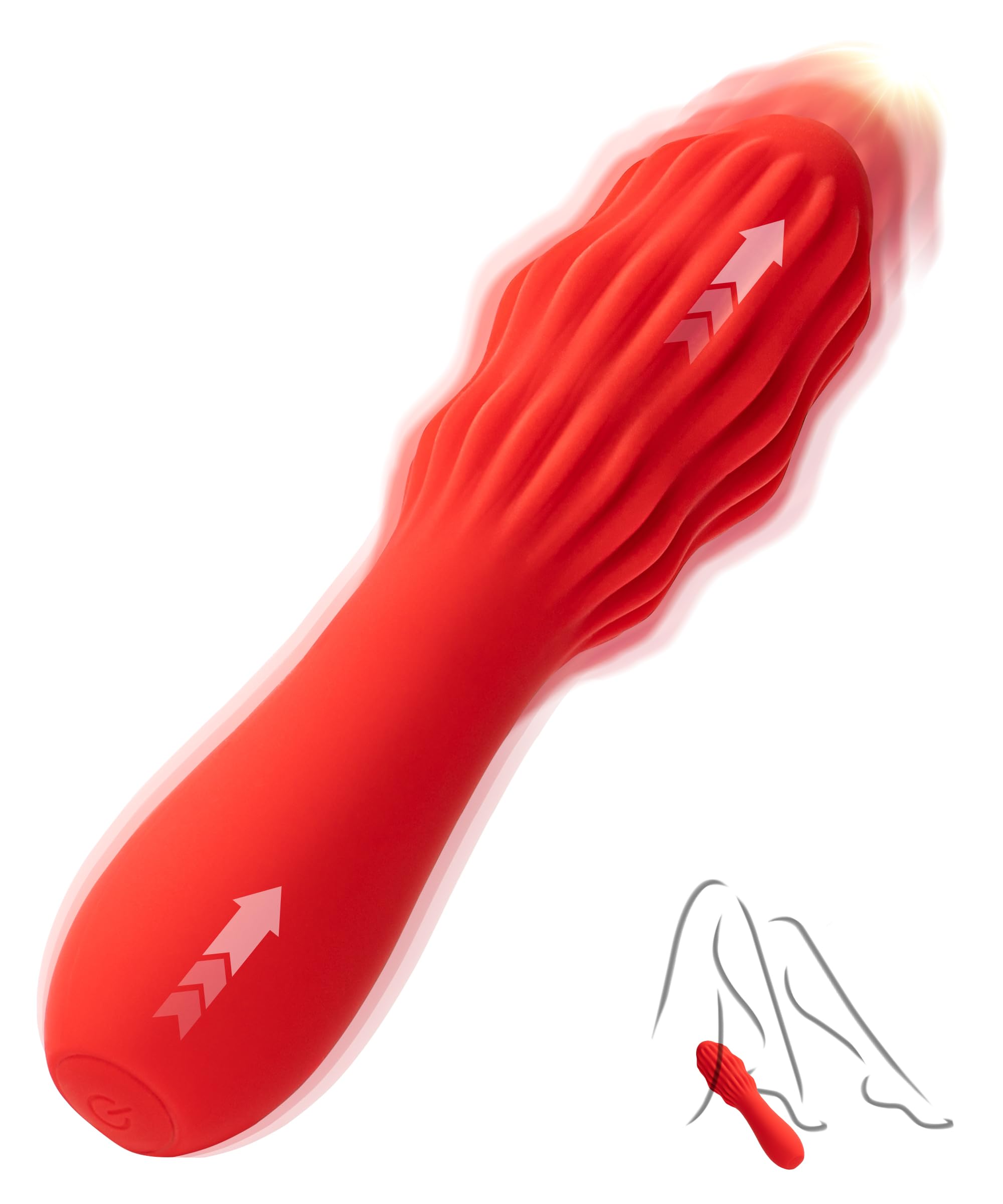 Vibrator Wand Adult Sex Toys Dildo Massager with 10 Patterns for Woman Female Couple G-spot Clitoral Sexual Pleasure