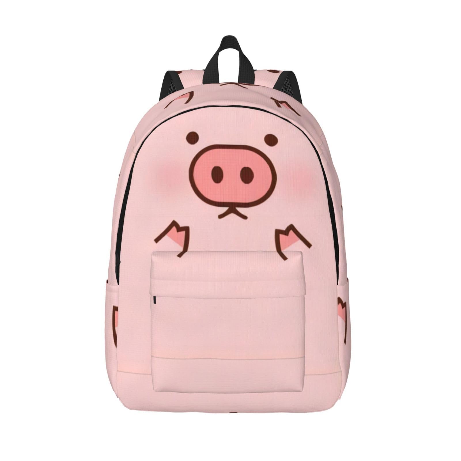 GaxfjRu Cute Pig Water-Resistant Backpack - Laptop-Friendly Bookbag for Men â€“ Versatile Travel Backpack with High Capacity