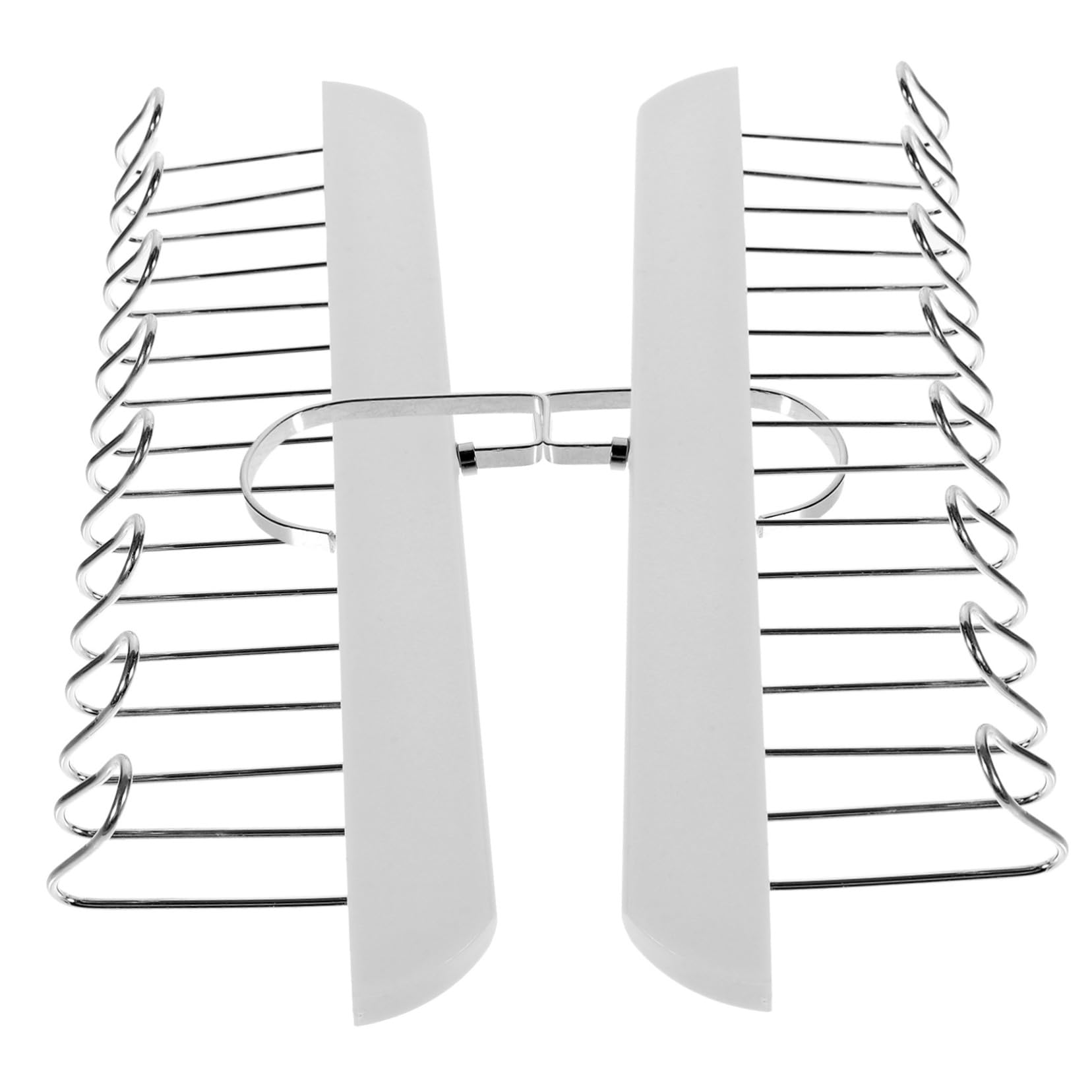 Levemolo 2pcs Stainless Steel Clothing Hangers White Underpants Storage Shelf Closet Organizers Pp Underwear Hanging Rack