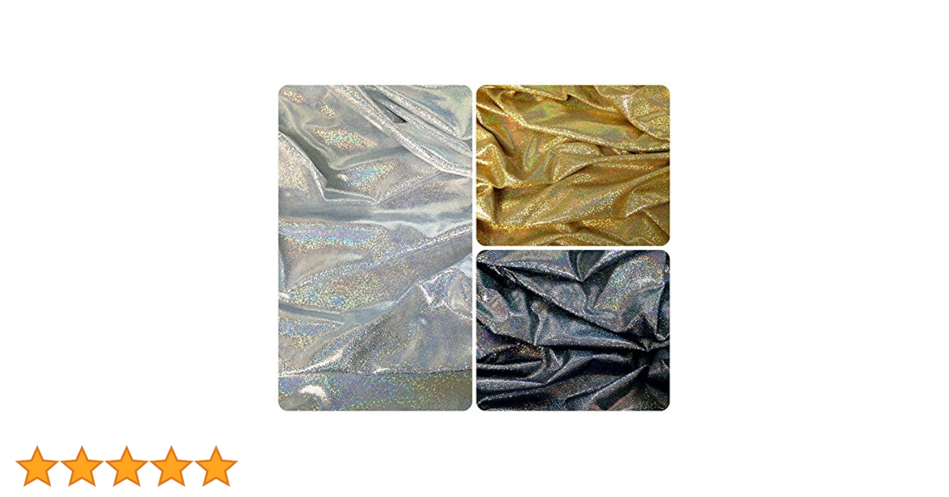 Amazon.com: Holographic Shiny Pebble Foil on Heavy Stretch