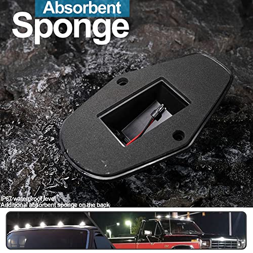 Mingrui Test 5Pcs White Led F150 Cab Roof Marker Light For Ford F150 F250&F250Hd 1984-1996, F350 1984-1997 Top Clearance Light Roof Running Light Pickup Truck Smoked Lens #TOP3