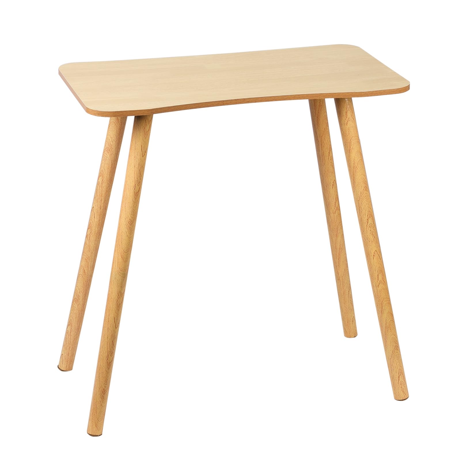 ohfruitErgonomic Design Small Writing Table Student Study Writing Table with Solid Legs Wood Work Student Learning Writing Desk for Home Office Wooden Color