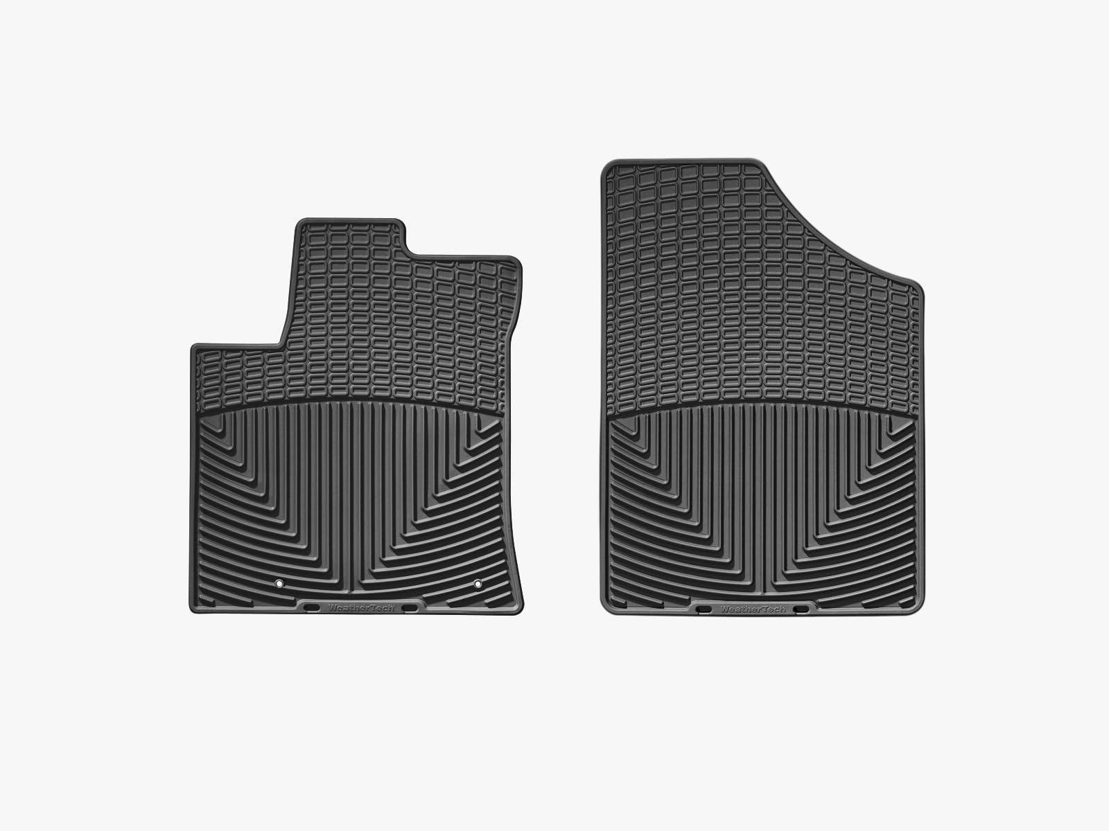 WeatherTech All-Weather Floor Mats for Toyota Corolla, Matrix 1st Row (W96), Black