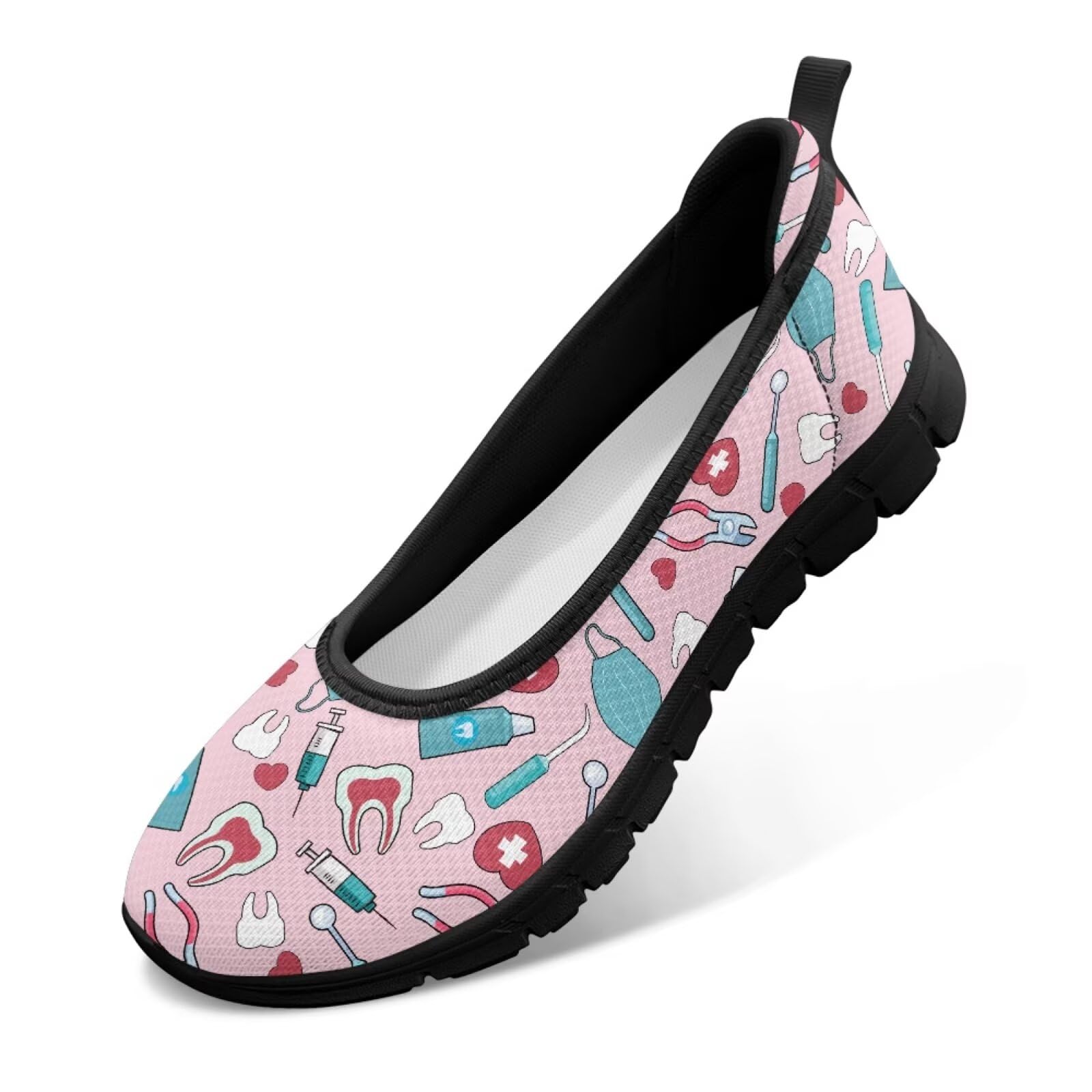chaqlin Damskie buty do karmienia wsuwane płaskie buty do chodzenia buty treningowe damskie buty do biegania