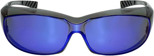 Miniatura 7 de Calabria 6000 gafas de seguridad de ajuste grande para hombres y mujeres, gafas de ajuste para hombres y mujeres, envolventes, tintadas, antivaho y